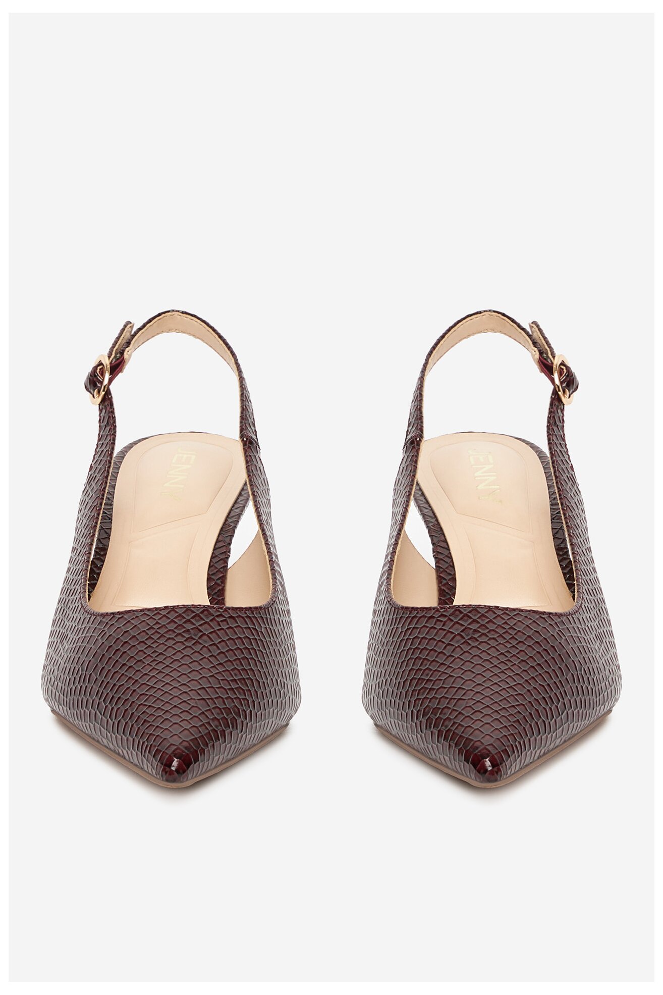 Туфлі-Човники Jenny CEO-CD24013-6 БОРДОВИЙ