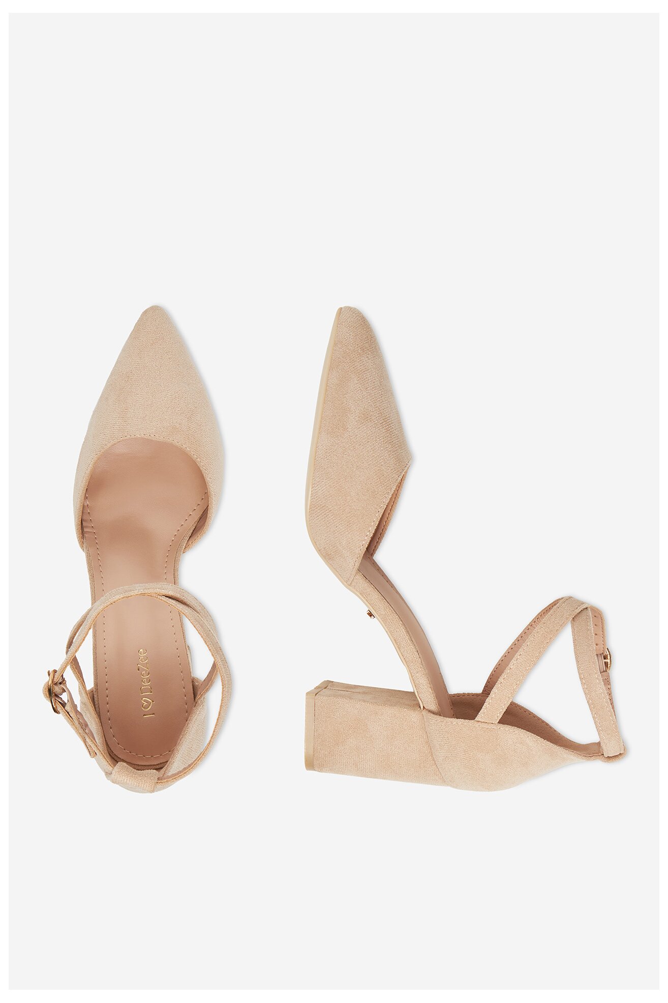 Елегантни обувки DeeZee DZ0068 БЕЖОВ