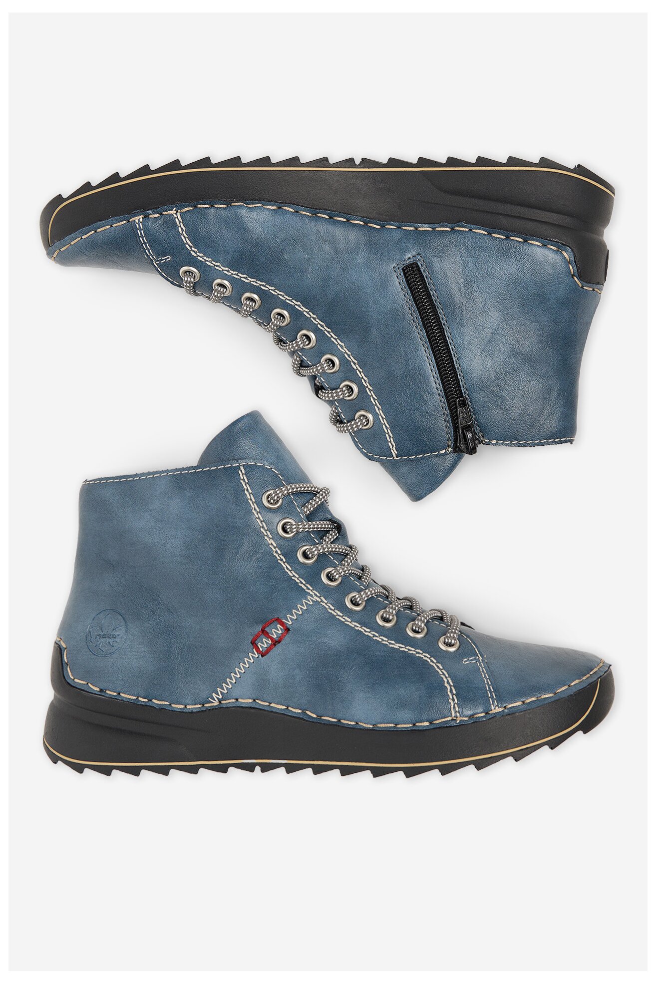 Bocanci Rieker 71510-14 ALBASTRU