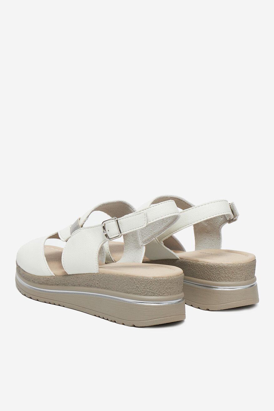 Sandály Clara Barson BÍLÁ - 5903698594163