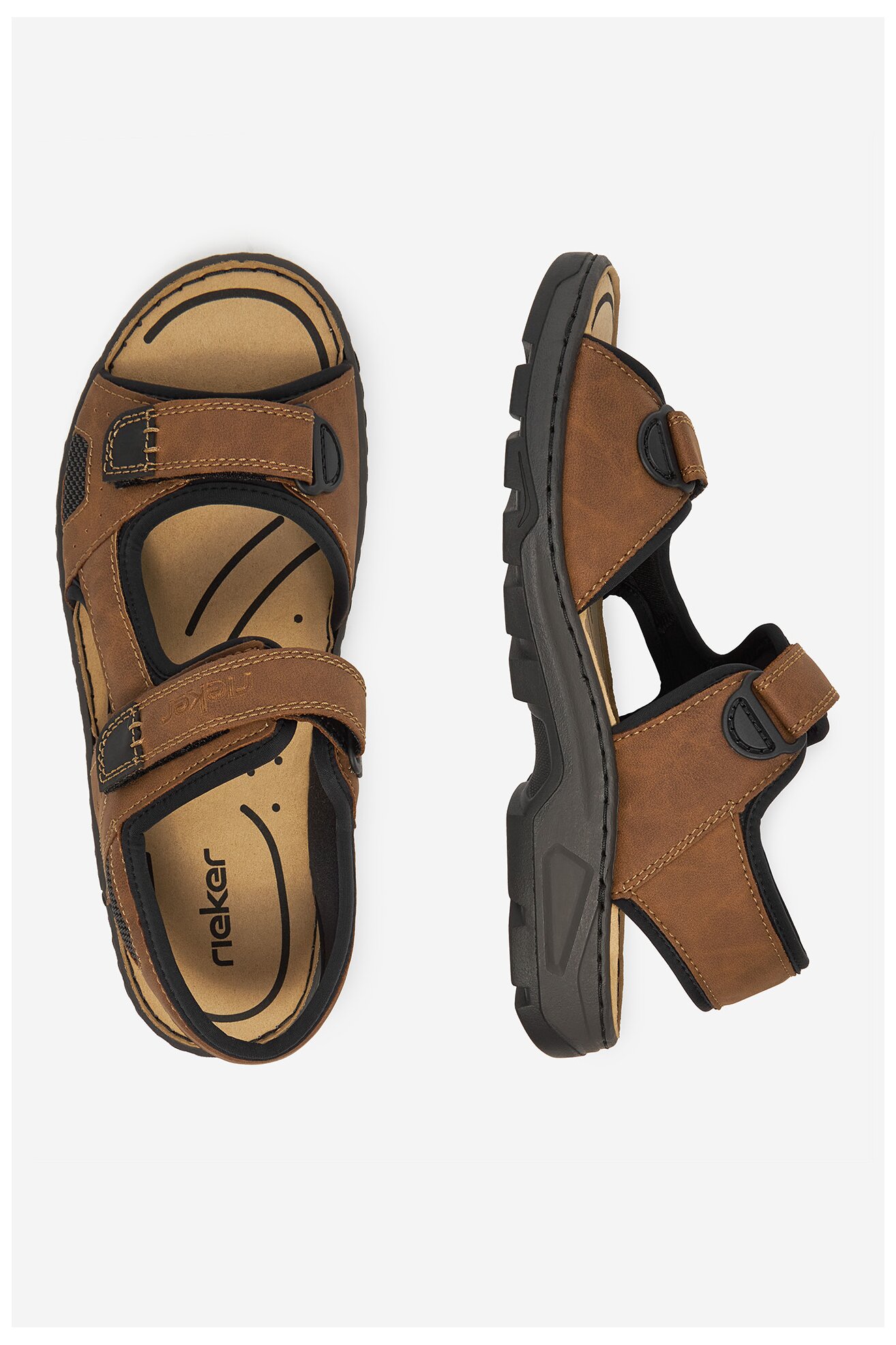 Szandál Rieker 26156-25 BARNA