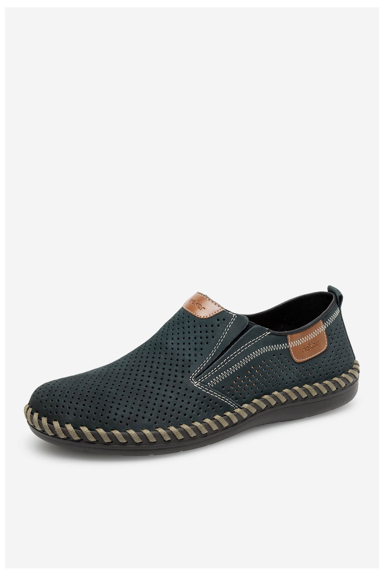 Półbuty Rieker B2465-14 Niebieski