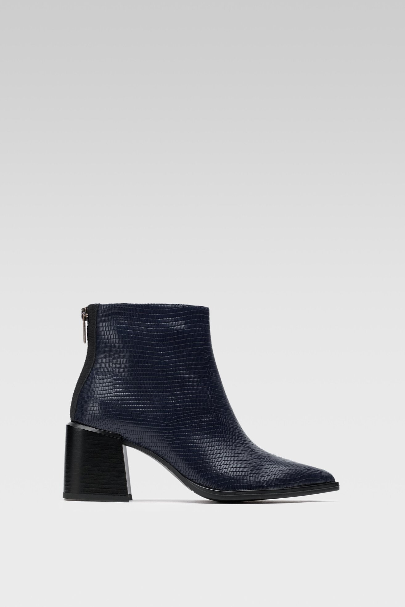 Botki Lasocki V501 Granatowy