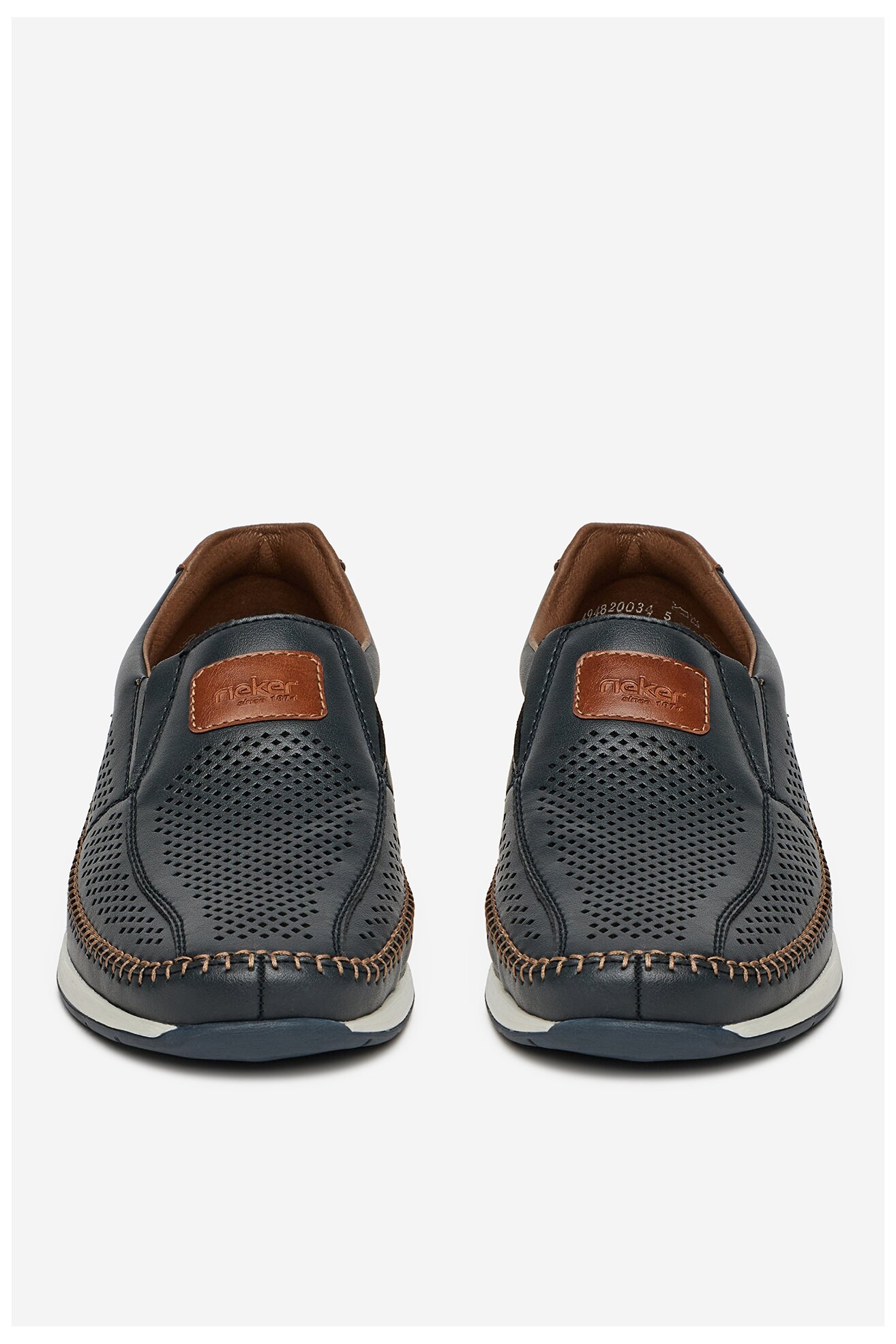 Polobotka Rieker 11950-14 TMAVĚ MODRÁ