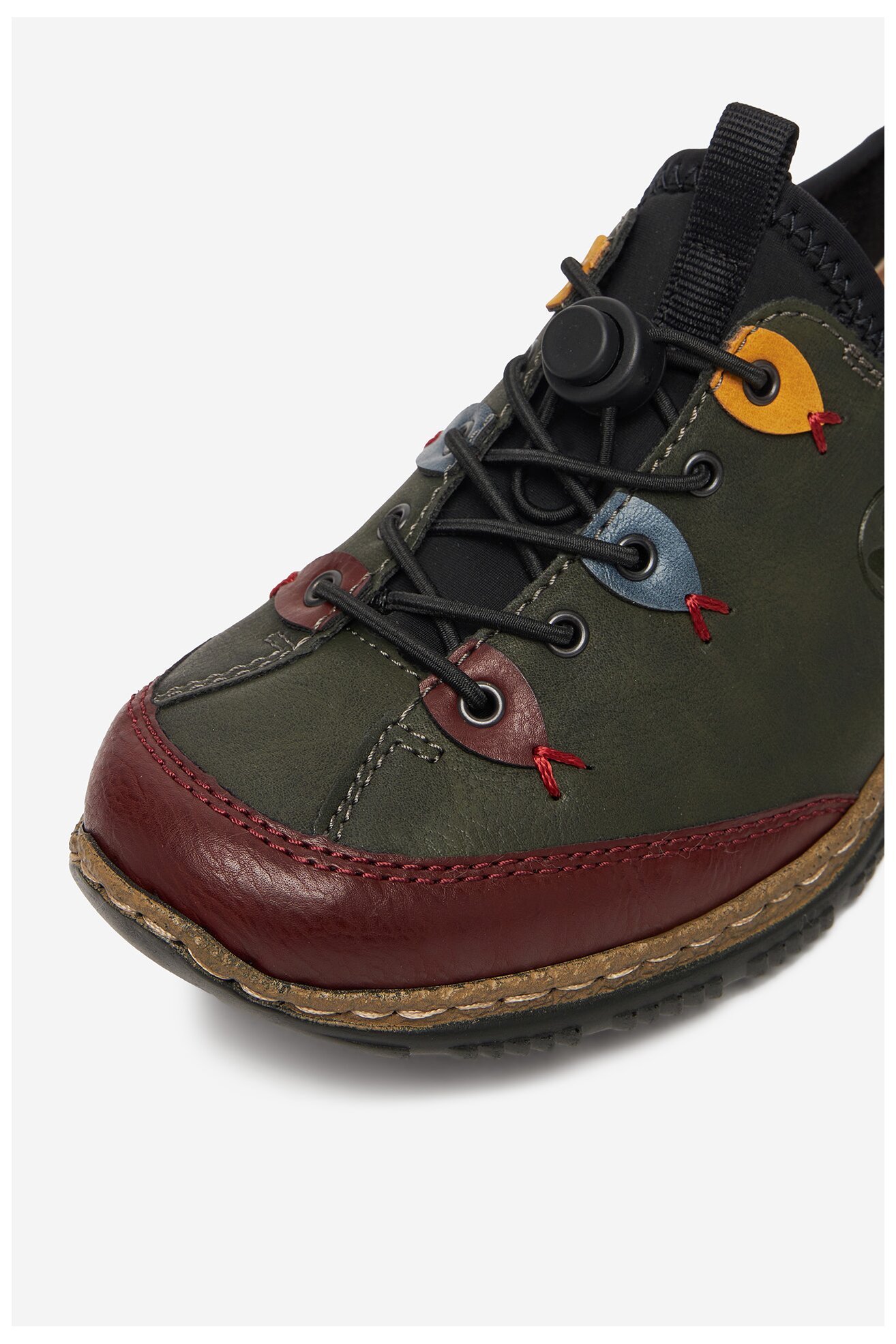 Półbuty Rieker N3271-54 Zielony