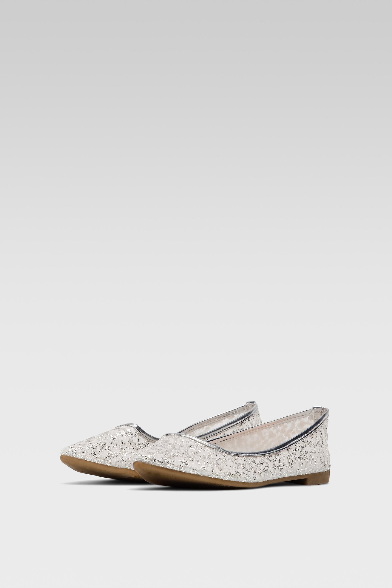 Baleriny Jenny Fairy KL-0911-01 Srebrny