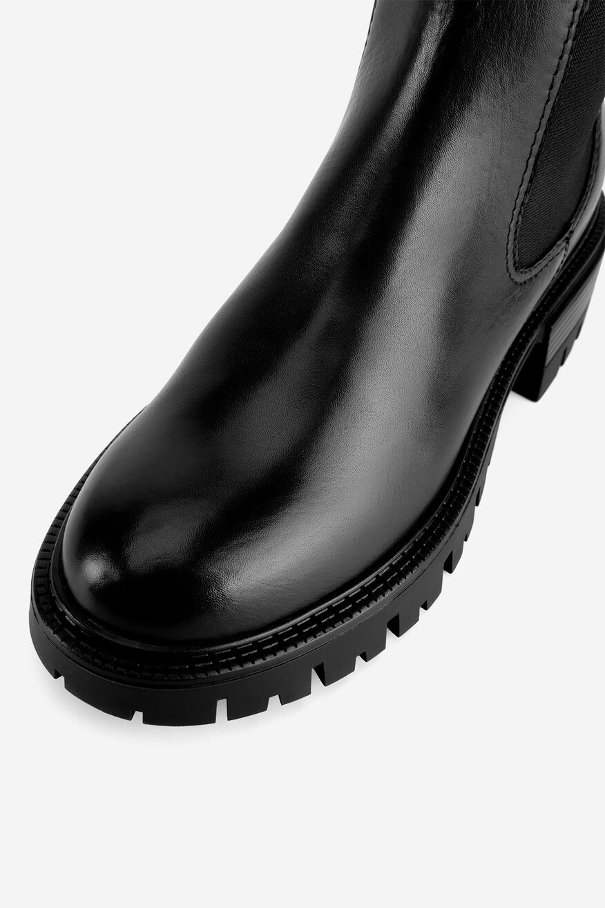 Lasocki - Sztyblety skórzane ocieplane - 5903419397028