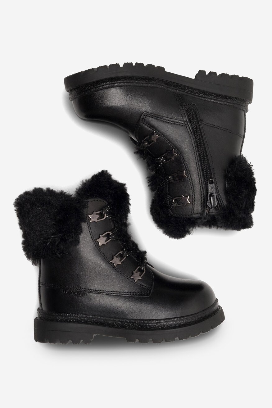 
                Lasocki Kids - Skórzane kozaki z grubym ociepleniem - 5904862935829