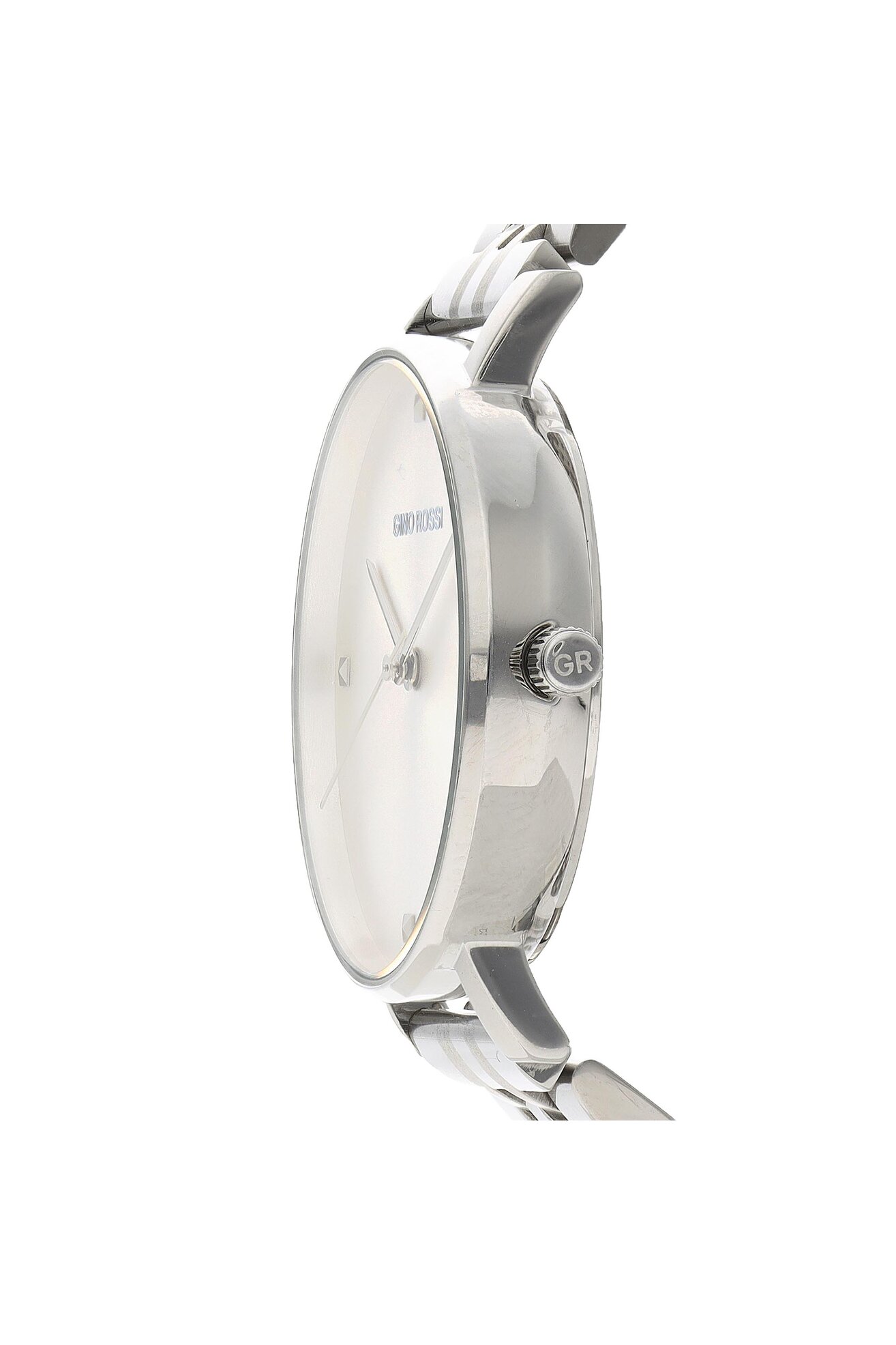 Zegarek Gino Rossi GR GIFT SET 03W SILVER Srebrny