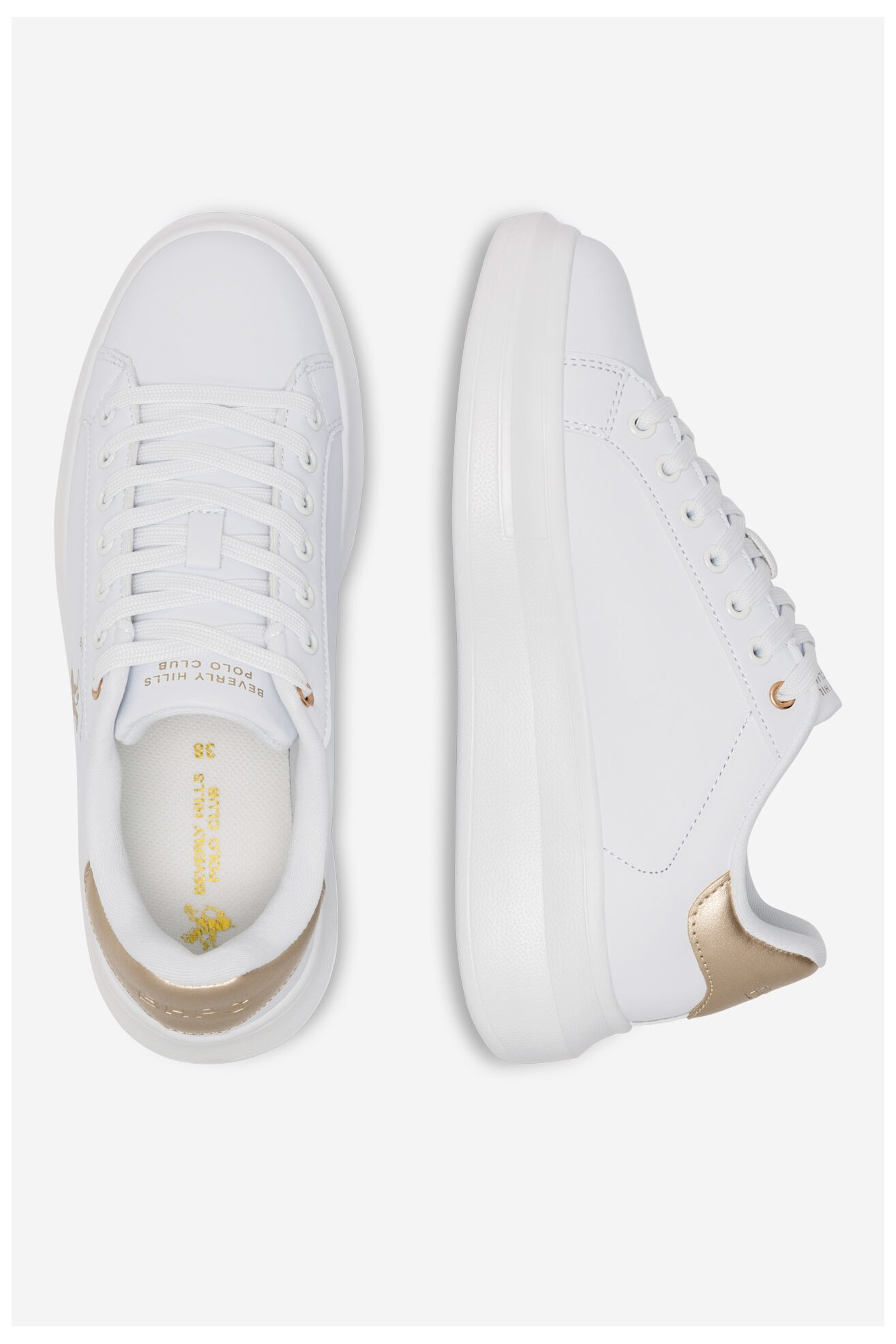 Obuwie sportowe Beverly Hills Polo Club SK-09001 Biały