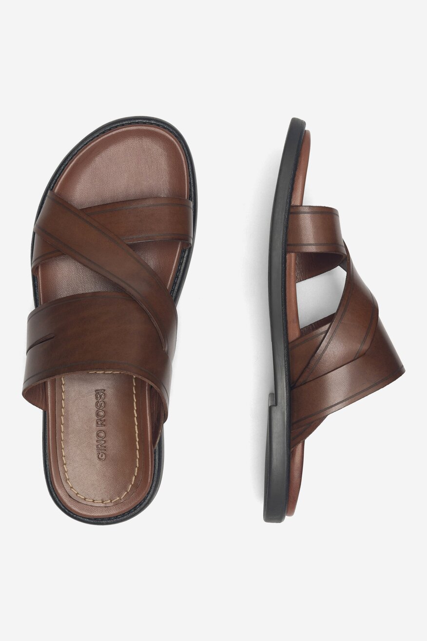 
                Gino Rossi - Klapki skórzane - 5904862863962