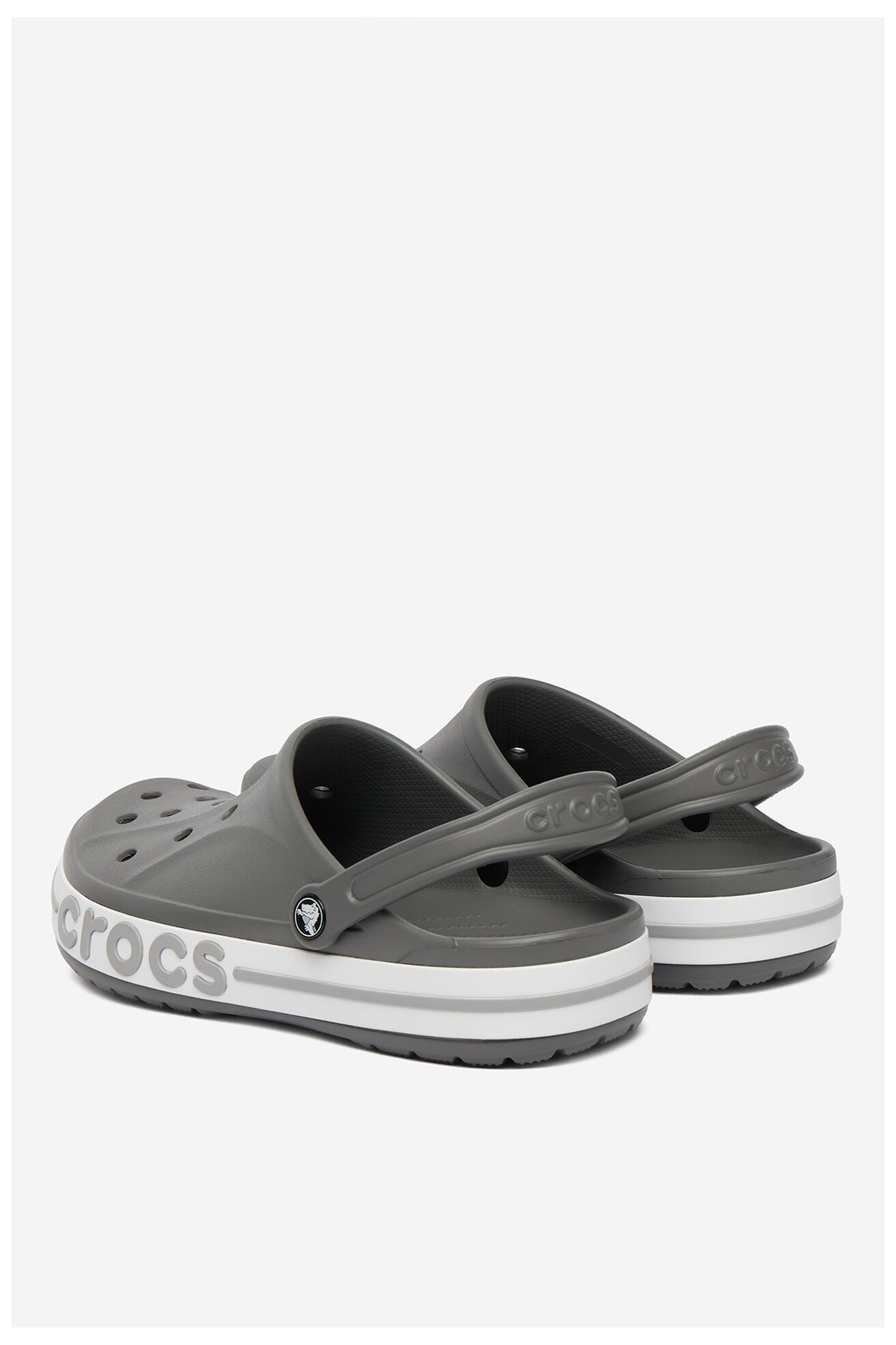 Klapki basenowe Crocs C-BAYABAND CLOG 205089-0IE Szary