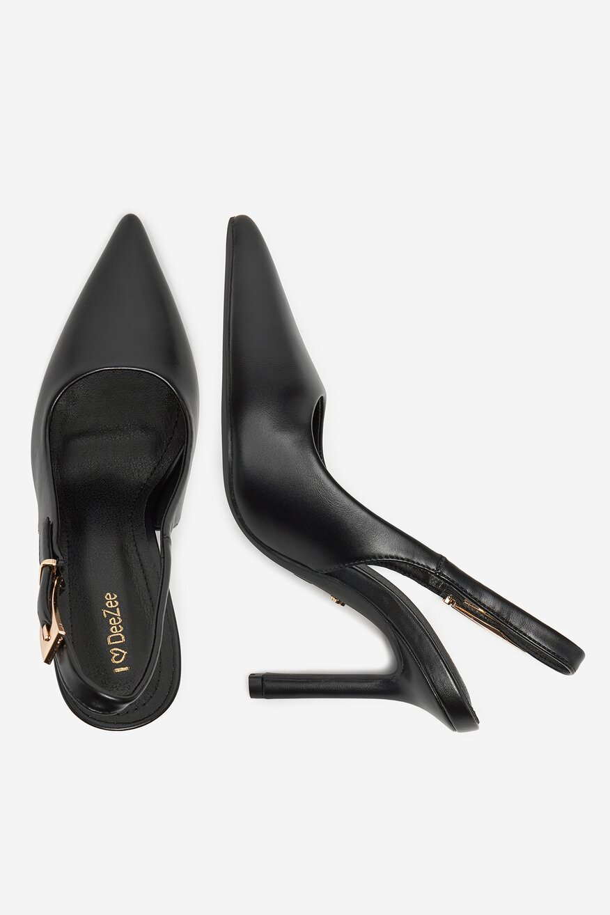 
                Pantofi cu toc DeeZee NEGRU - 5906751154731