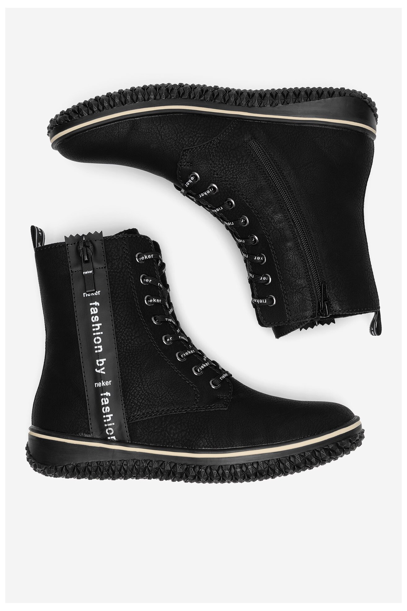 Csizma Rieker Z4218-00 FEKETE