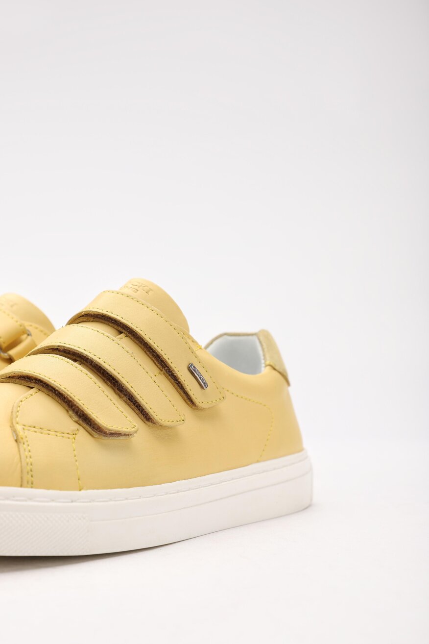 
                Lasocki Young - Skórzane sneakersy żółte - 5903698266640