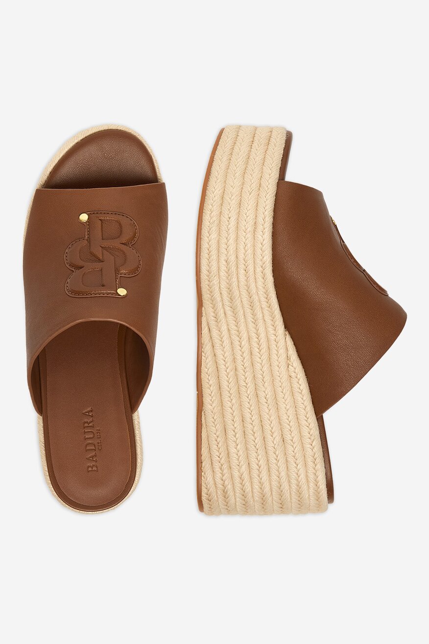 
                Badura - Espadryle skórzane - 5906751818107