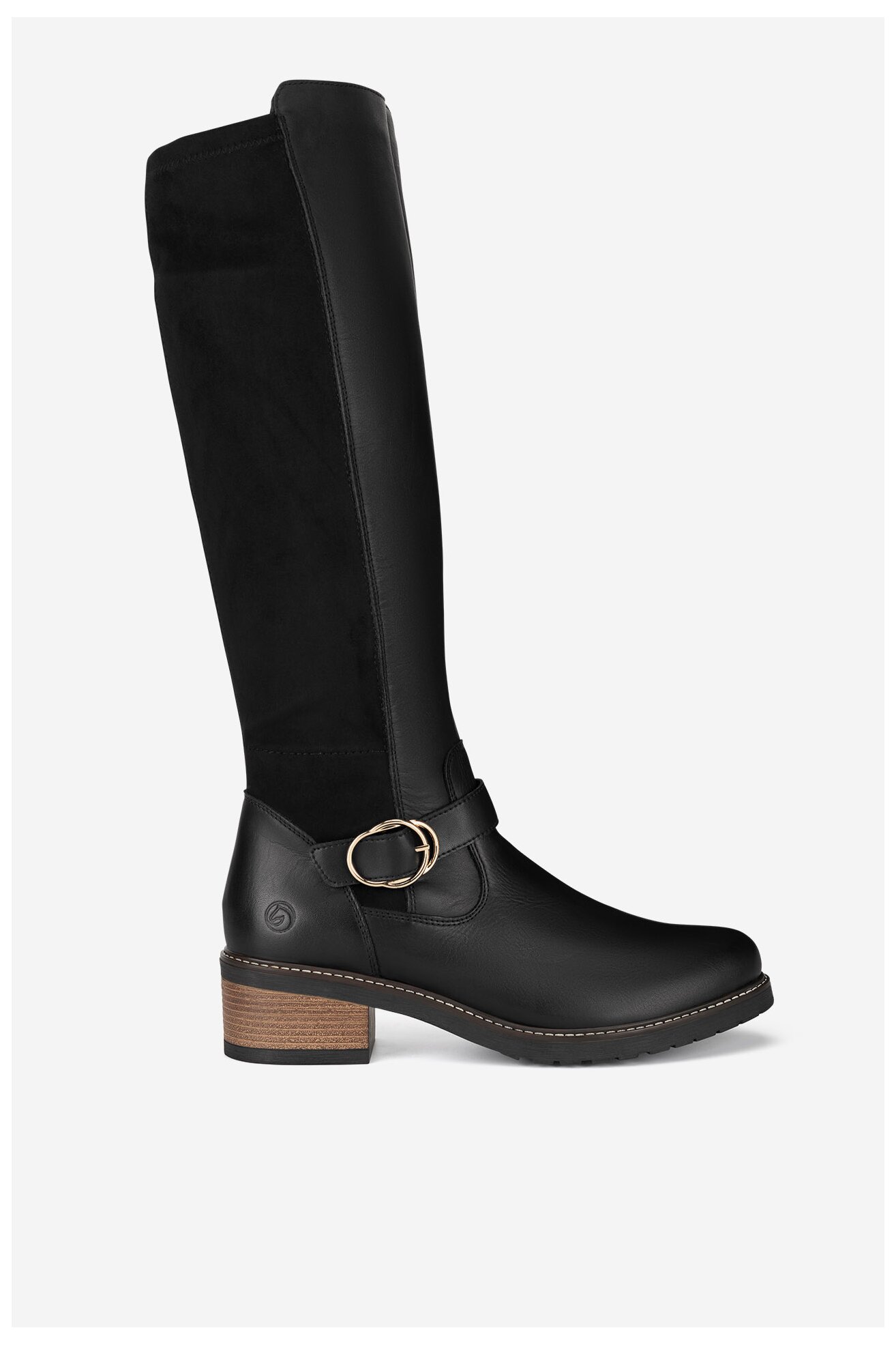 Kozaki Remonte D1A73-01 Czarny