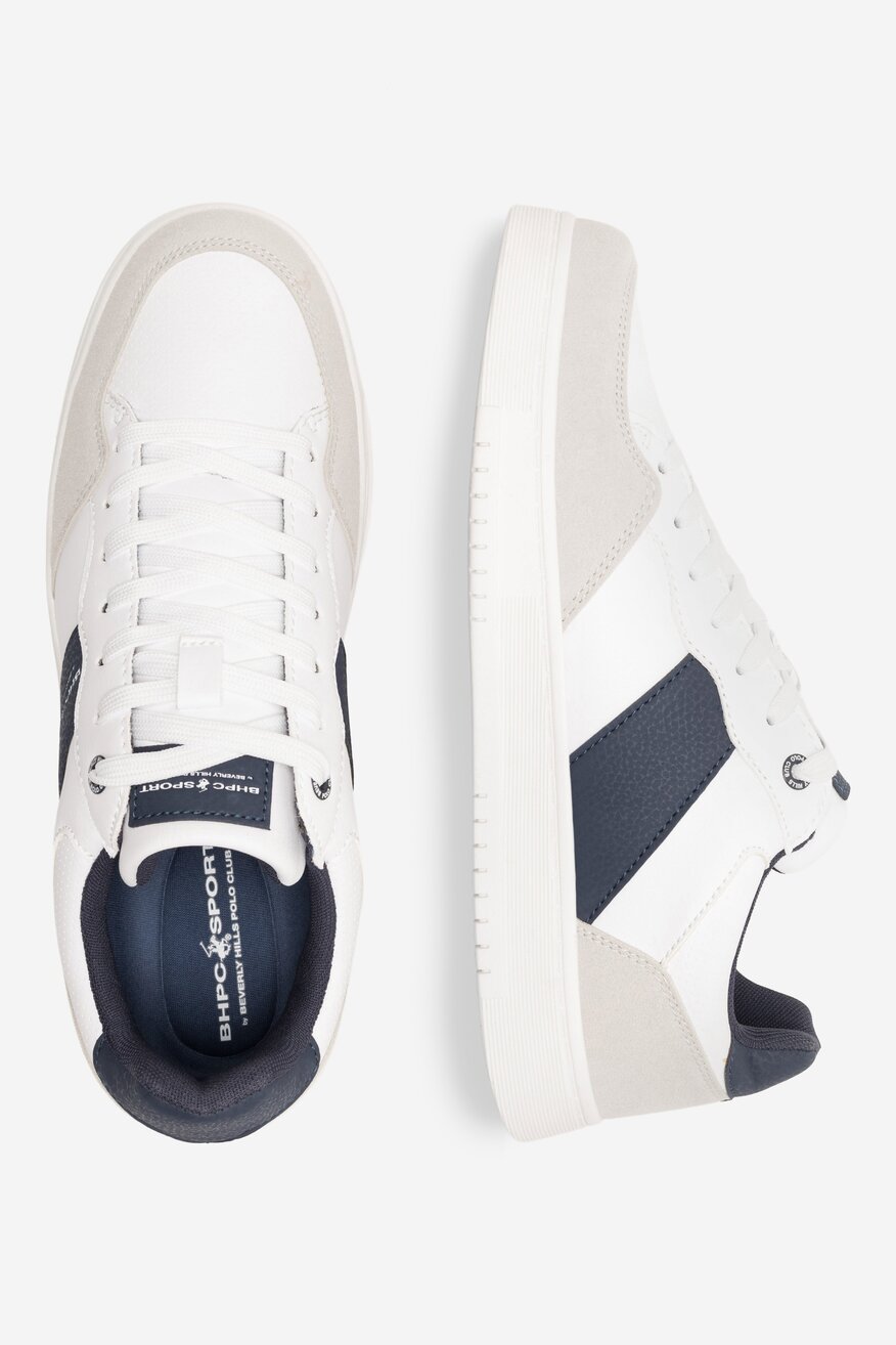 Sneakerși Beverly Hills Polo Club ALB - 5905588055204