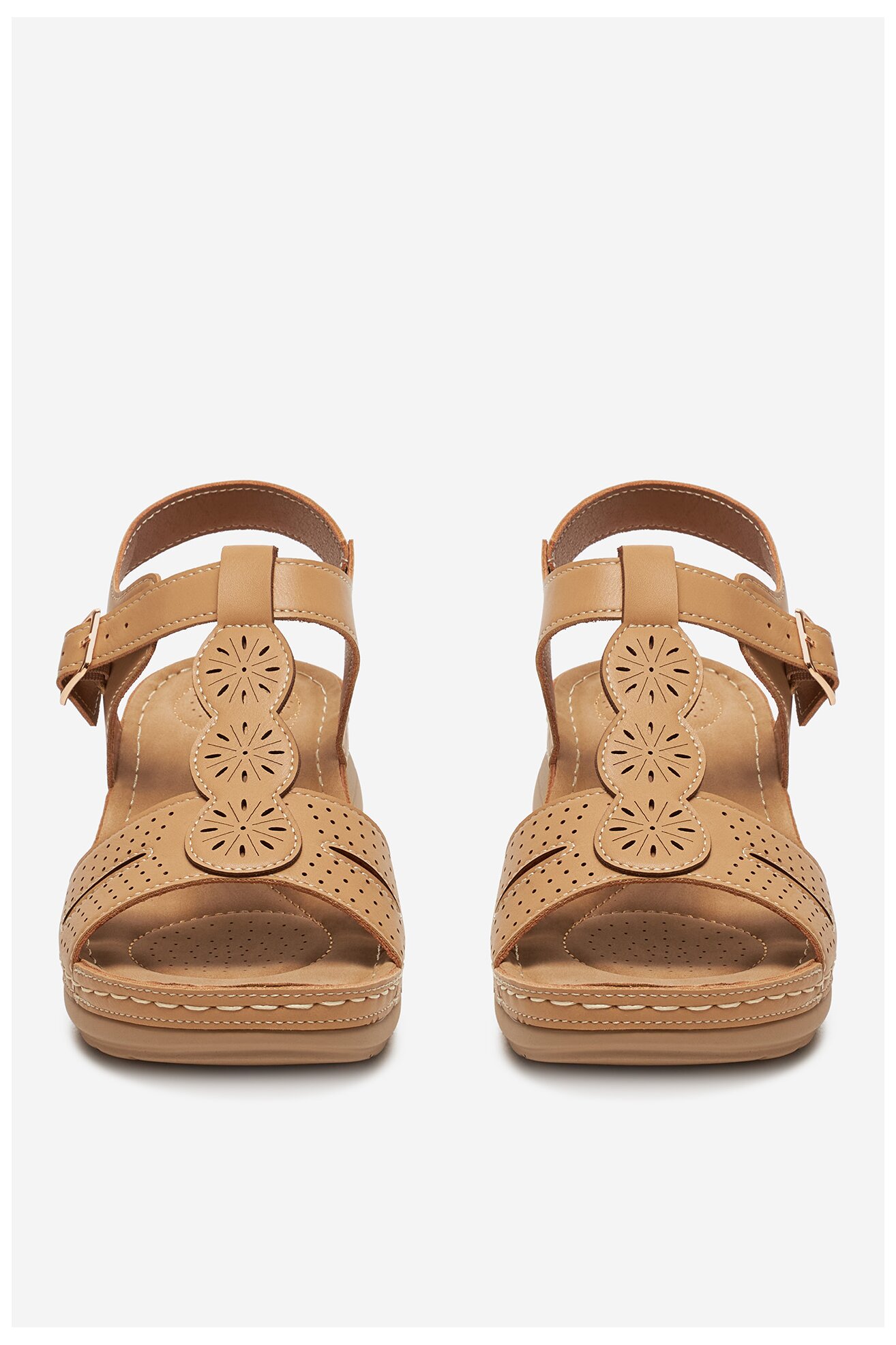 Sandały Clara Barson WYL05010-18 Beżowy