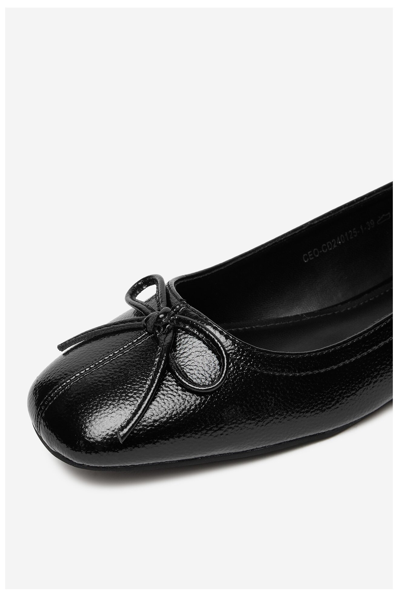 Baleriny Jenny CEO-CD240125-1 Czarny