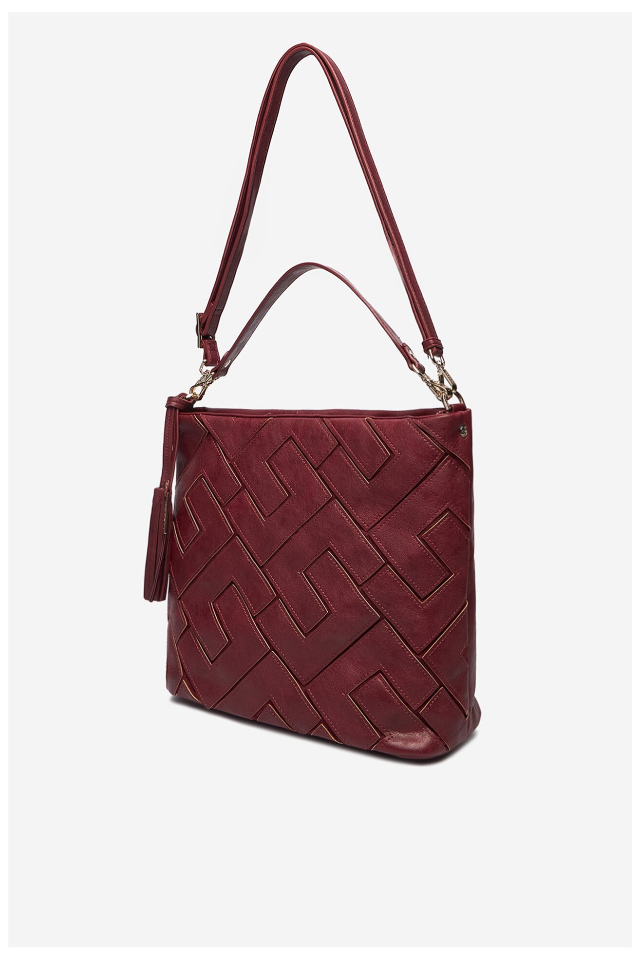 Kézitáska Lasocki MLP-E-023-05 BORDÓ