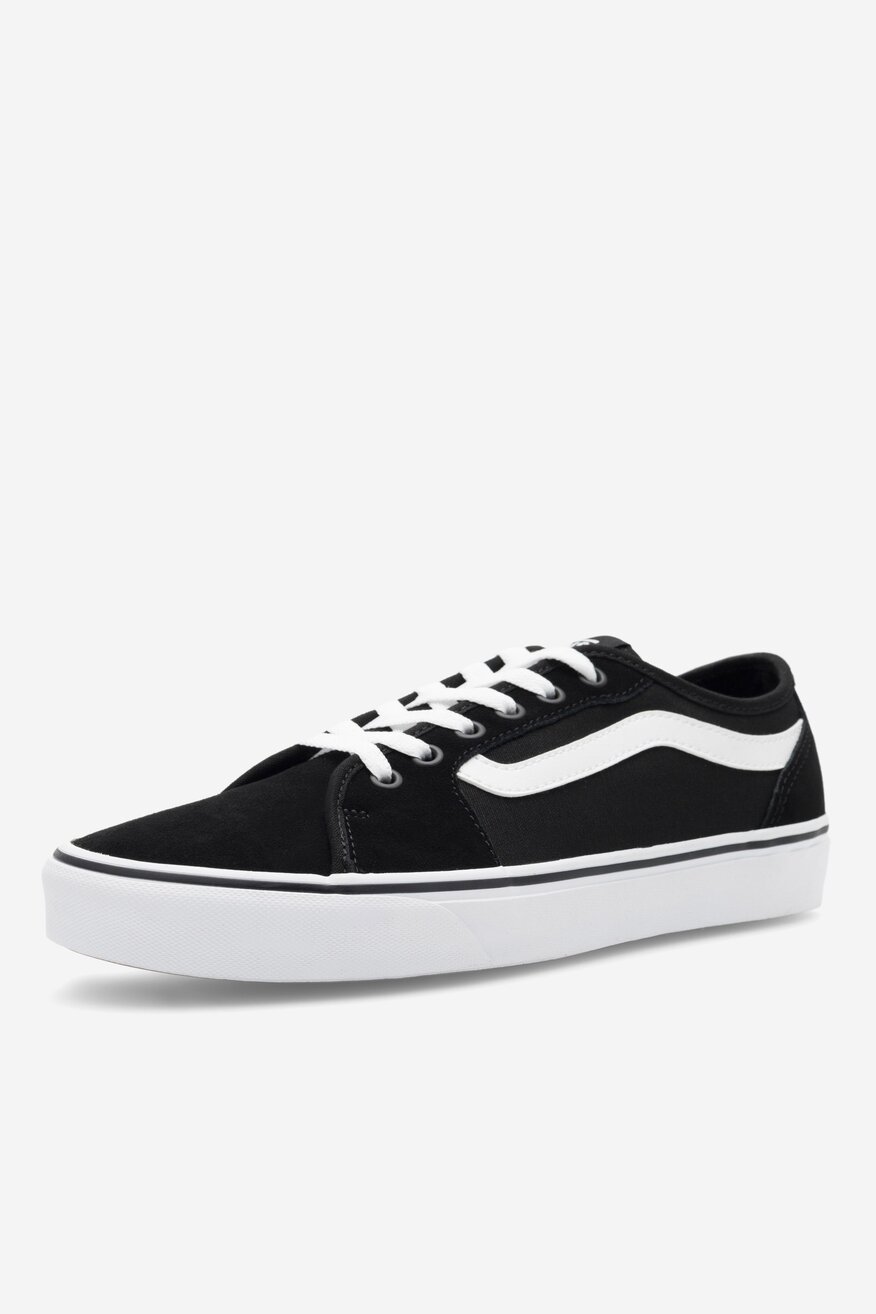 Vans - Skórzane trampki czarne - 5904248599430