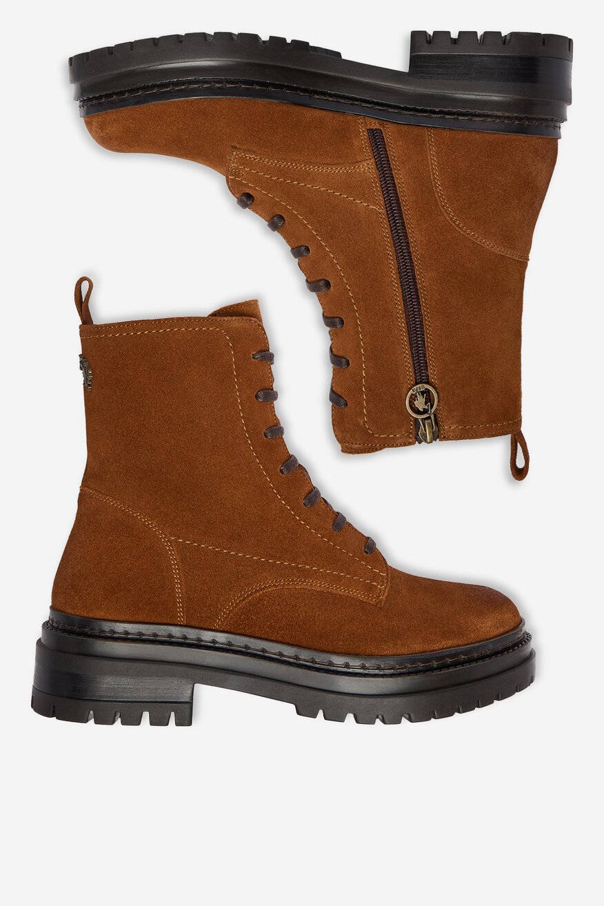 
                U.S. POLO ASSN. - Skórzane trzewiki z suwakiem - 5906751491775