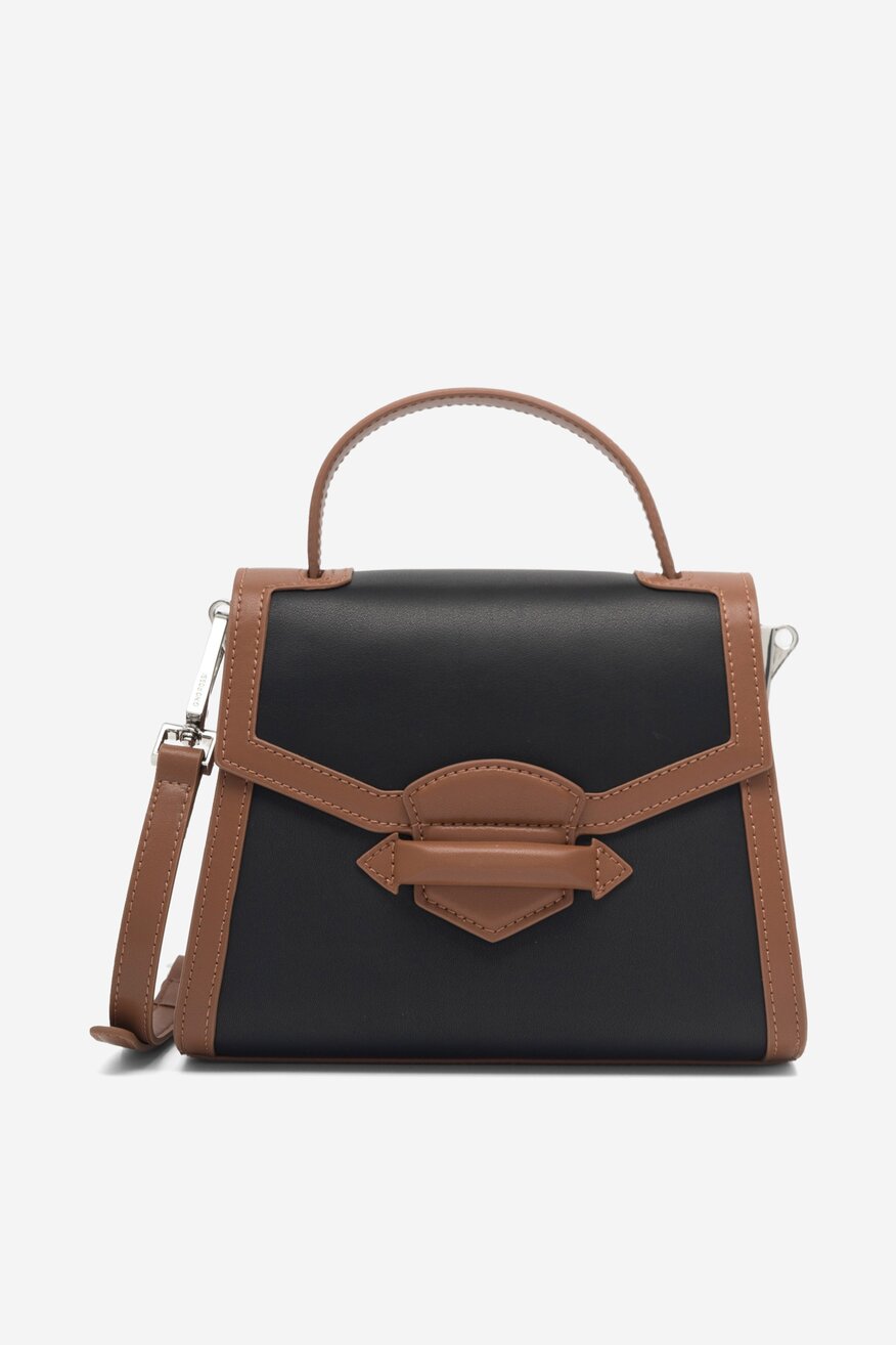 
                Gino Rossi - Torebka skórzana czarna - 5904862655611