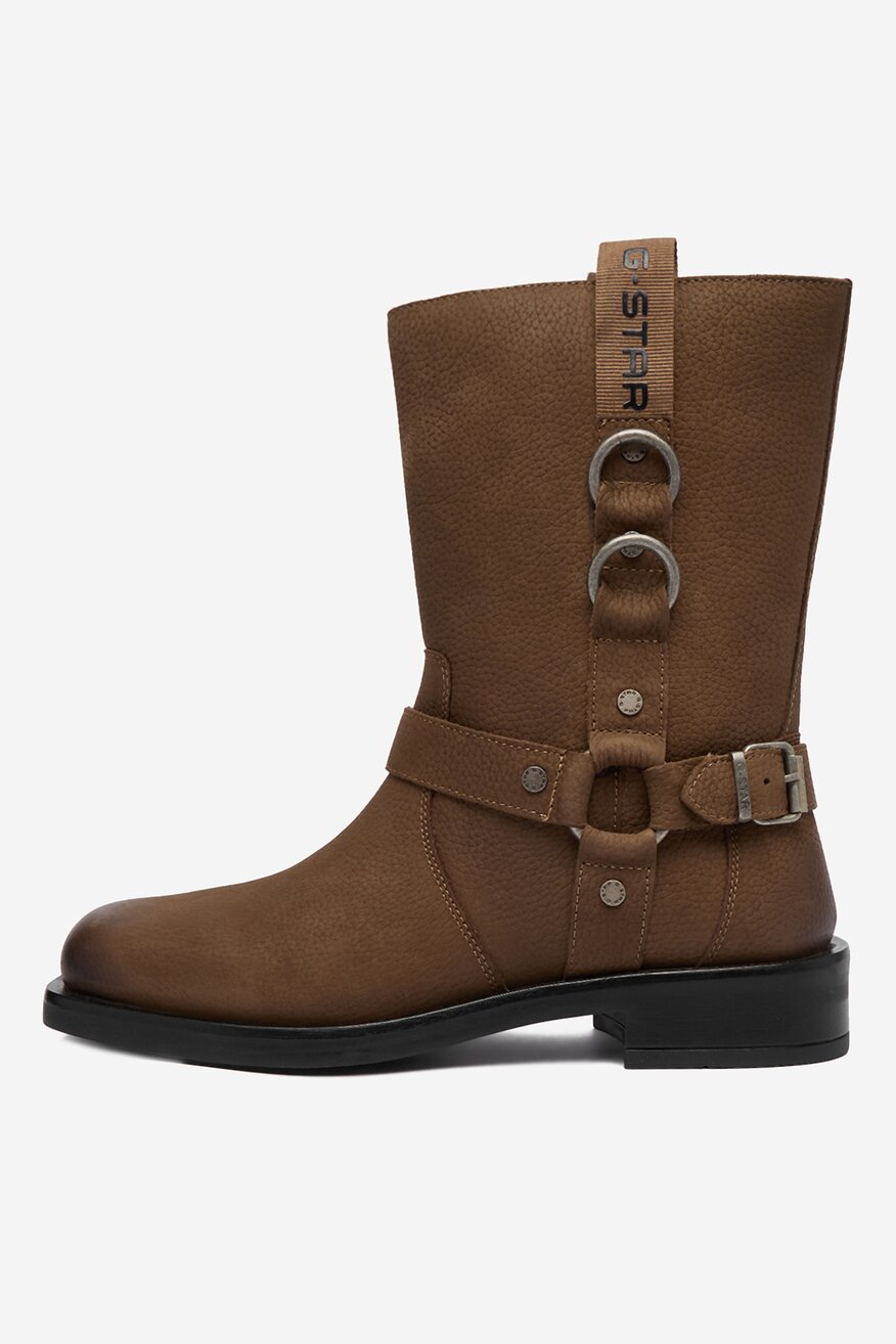 G-STAR RAW - Botki skórzane - 5906751415184