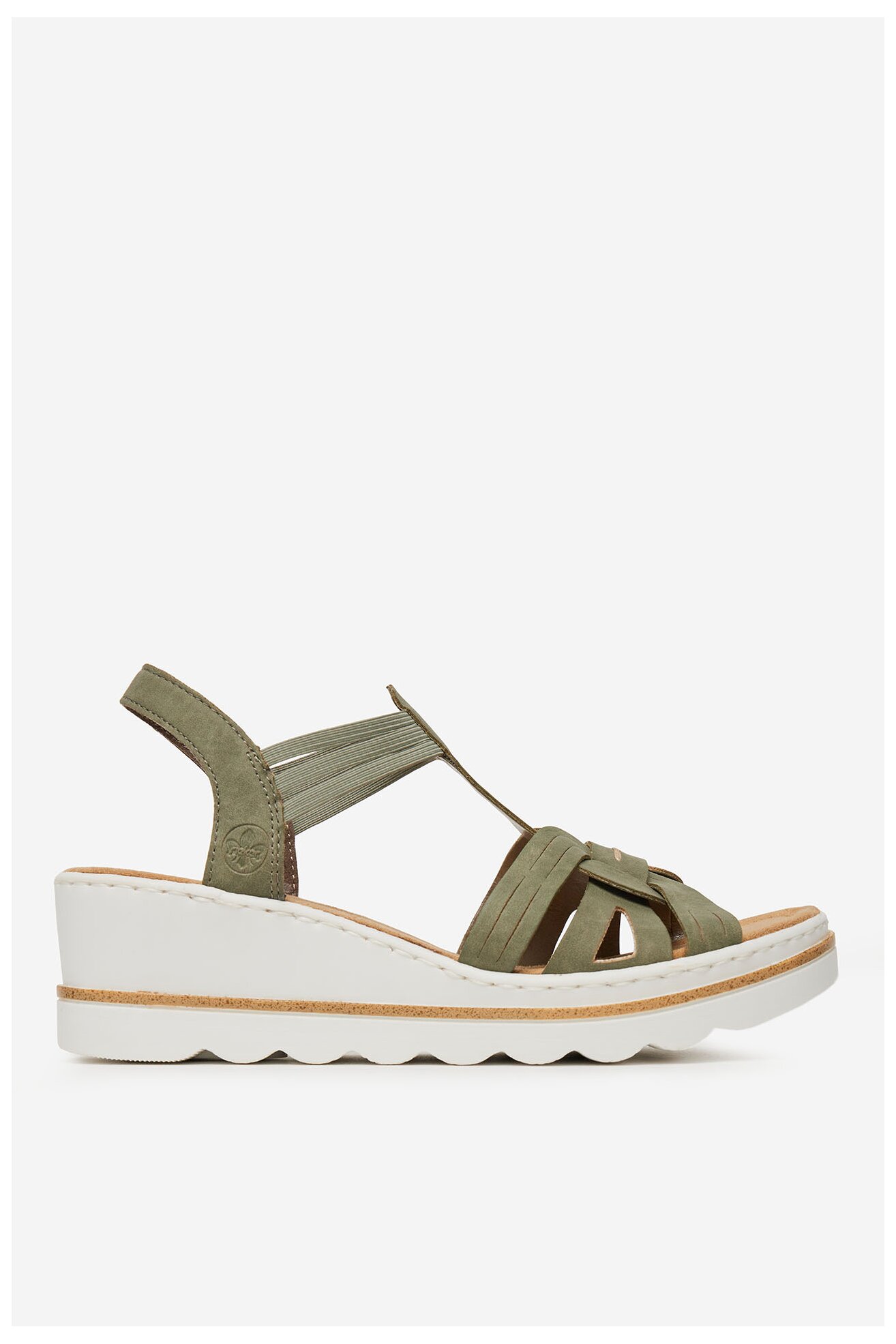 Sandale Rieker 67459-52 VERDE DESCHIS