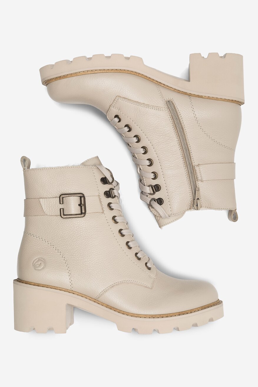 Remonte - Trzewiki skórzane ocieplane - 2230068909313