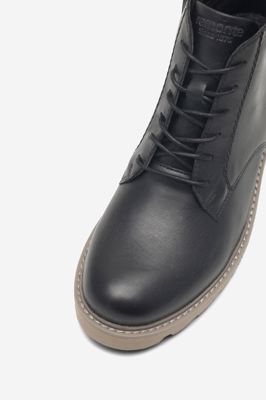 
                Remonte - Trzewiki skórzane ocieplane - 5904862988245