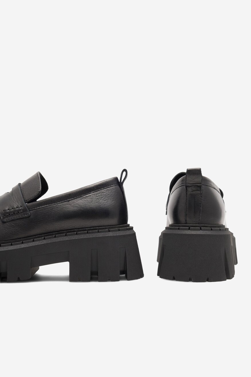 
                Badura - Mokasyny skórzane - 5905588045243