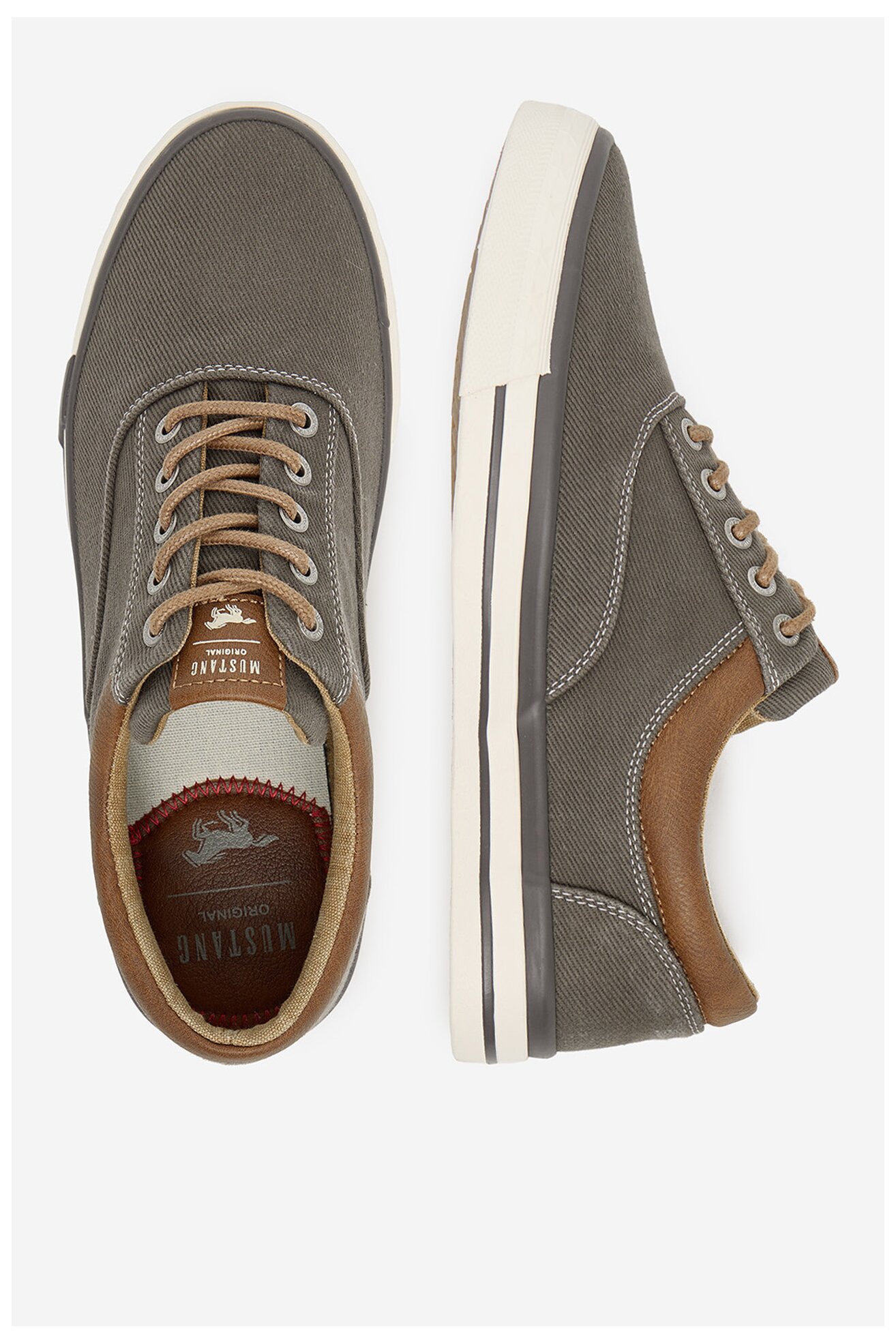 Trampki Mustang 4072-315 Szary