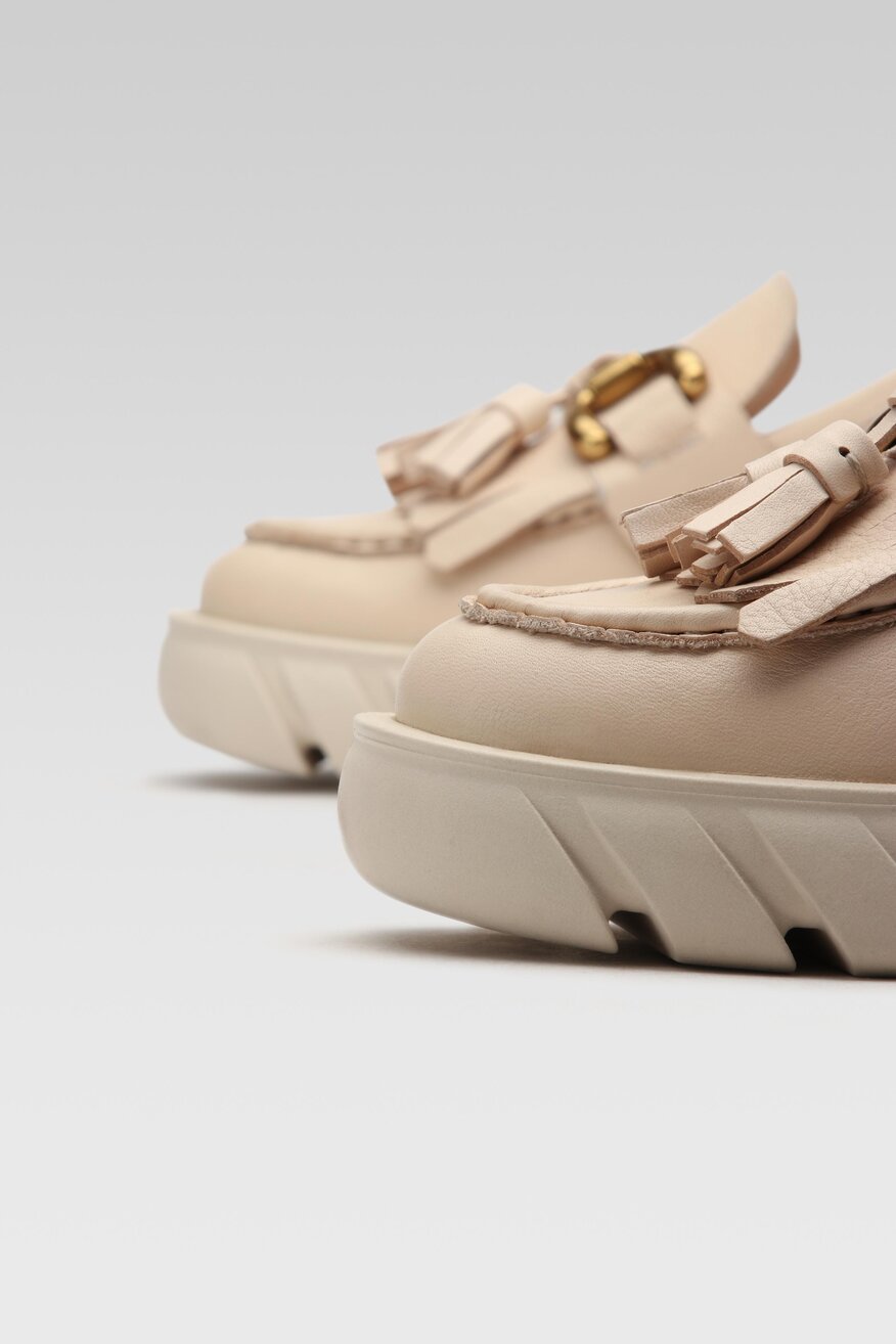 
                Badura - Loafersy skórzane - 5904862850481