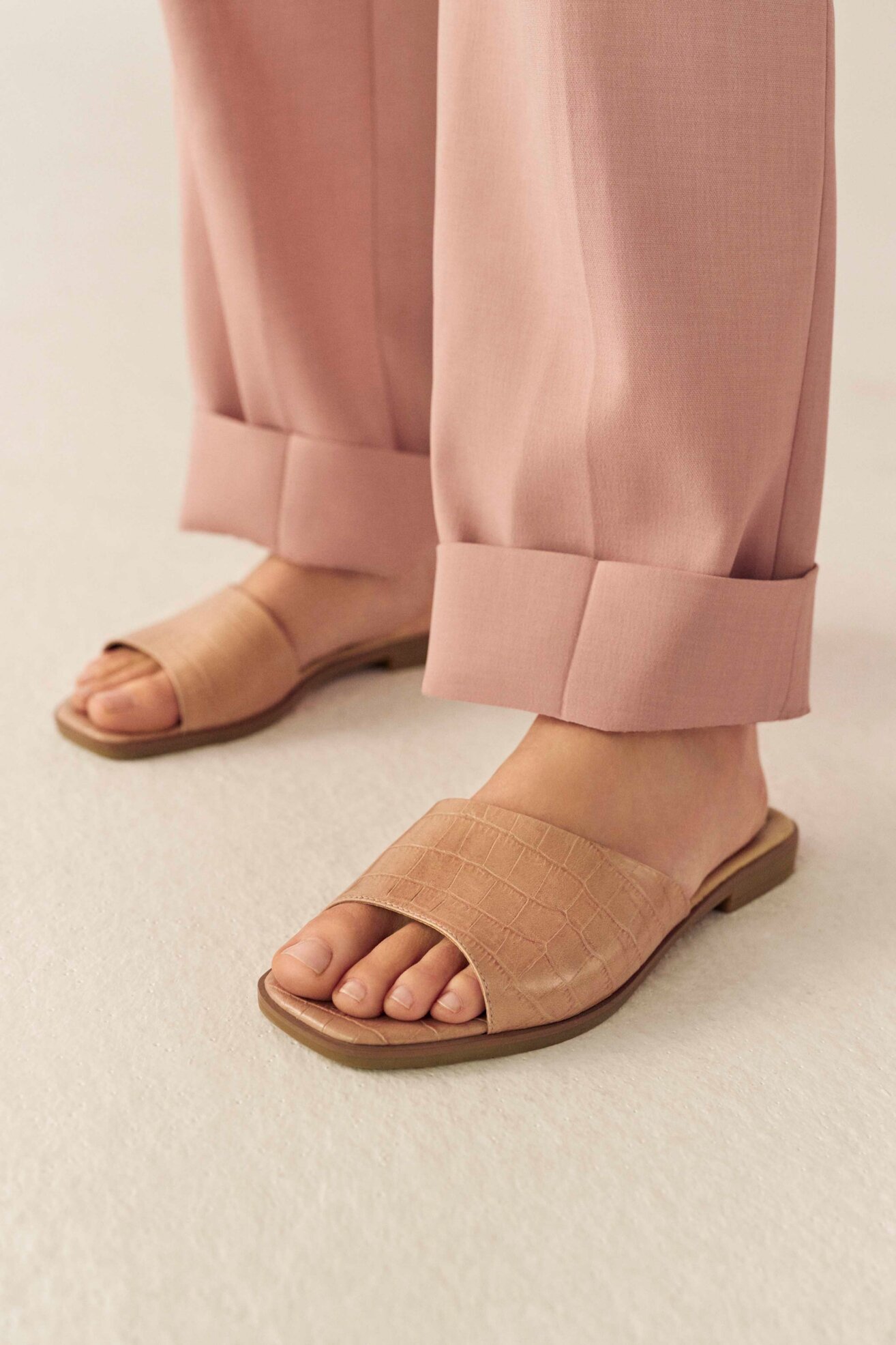 Klapki Lasocki WI16-MENA-01 Beżowy