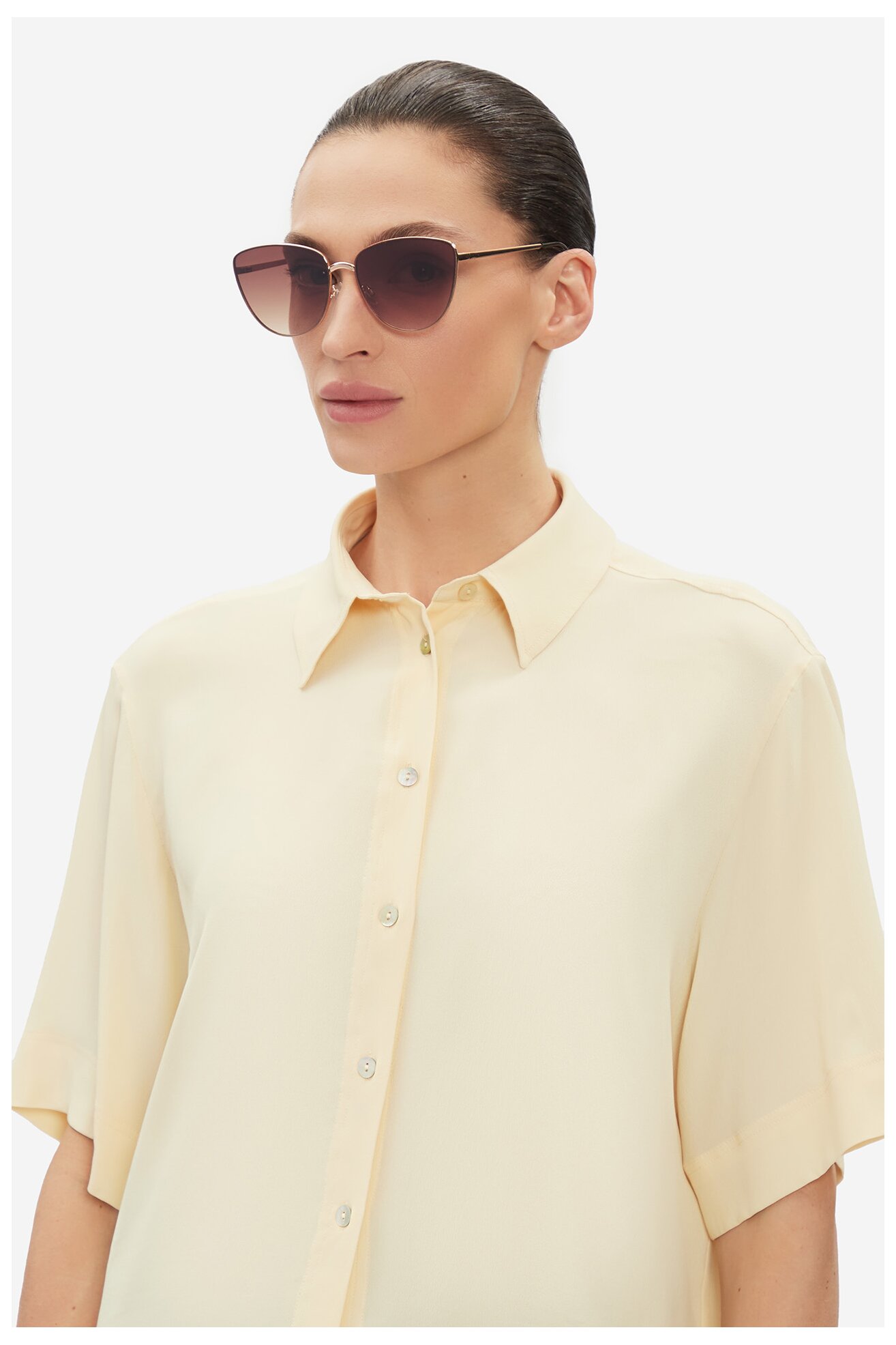 Ženske sunčane naočare Jenny 4WF-016-SS25 ZLATNA