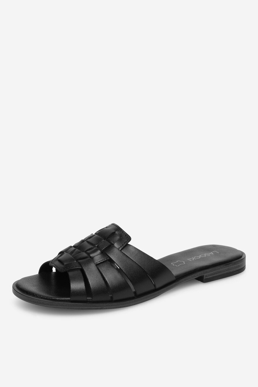 Lasocki - Klapki skórzane - 5905588572695