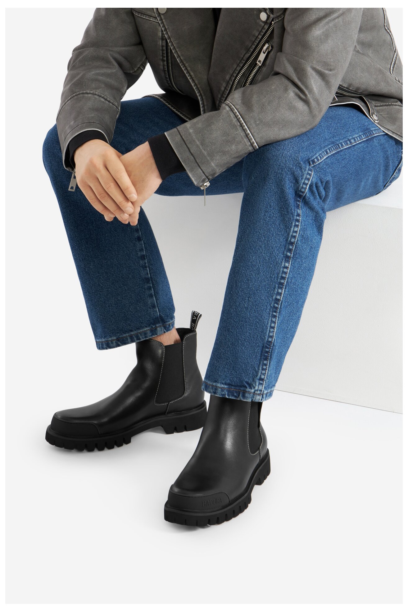 Bokacsizma Badura CONNOR-02 124AM FEKETE