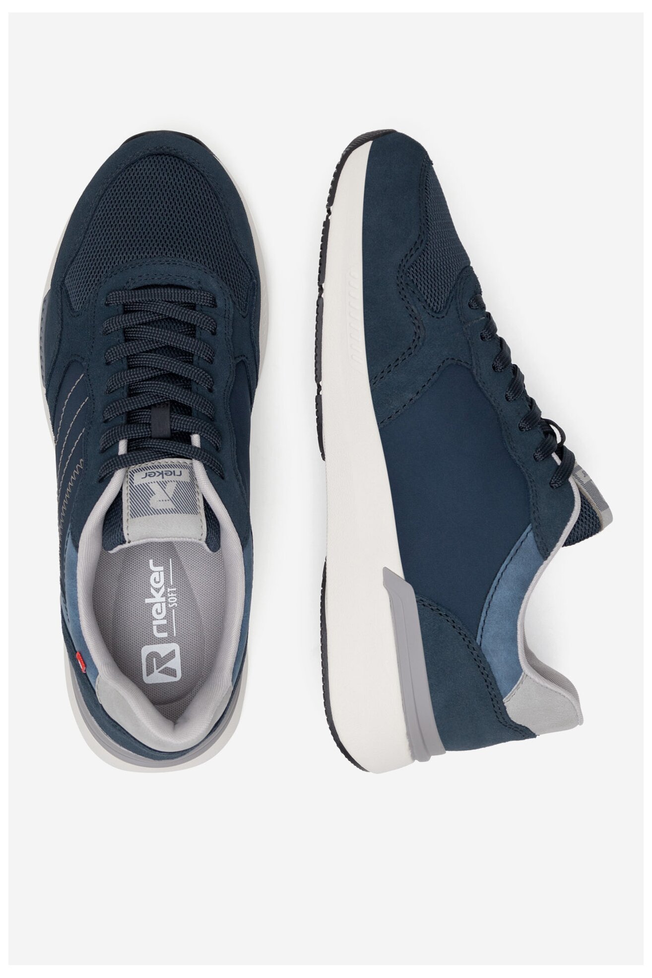 Sneakers Rieker Revolution Lifestyle U1401-14 Granatowy ciemny