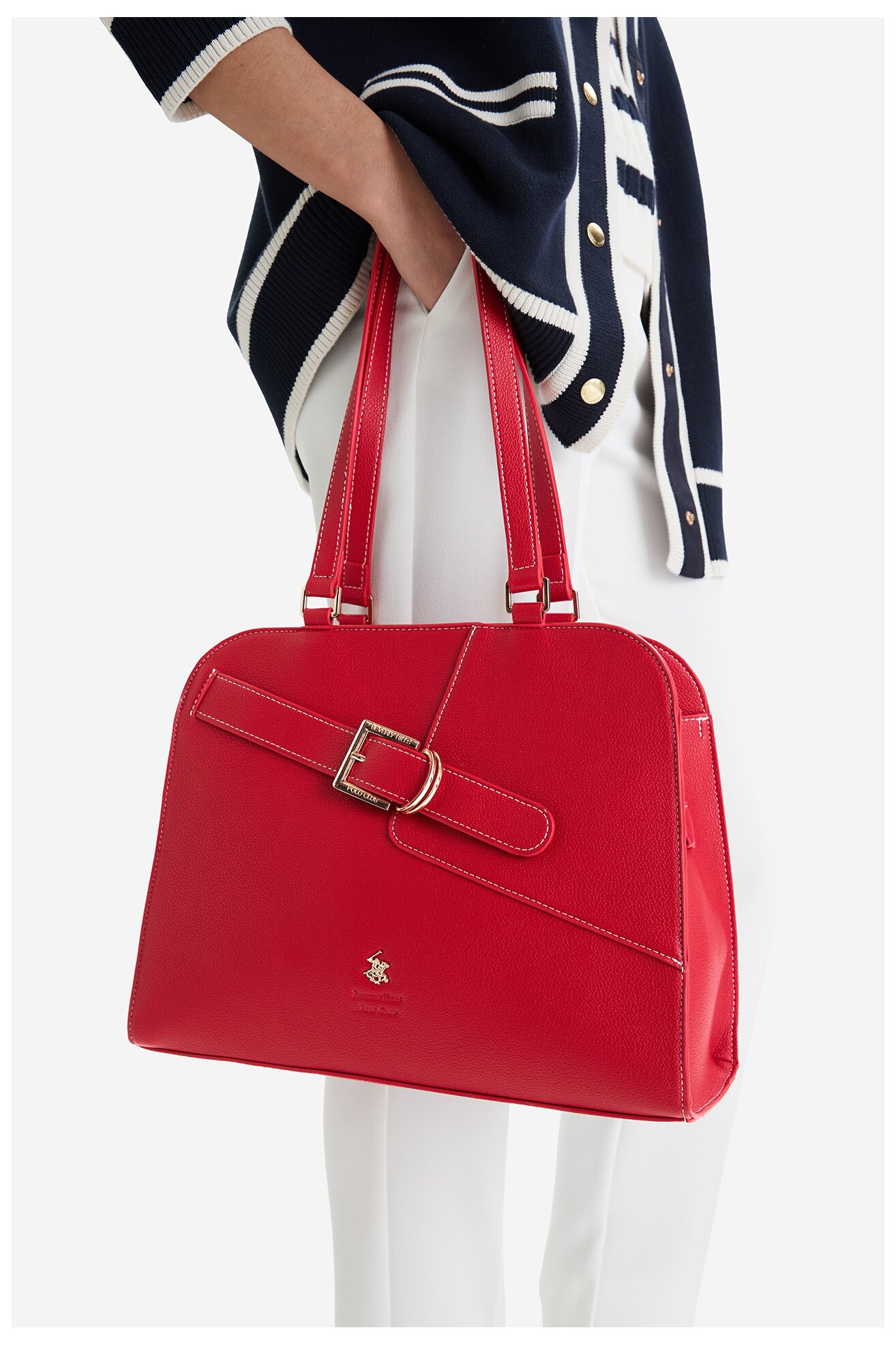 Дамска чанта Beverly Hills Polo Club CEO-BHPC-C-006-09 ЧЕРВЕН