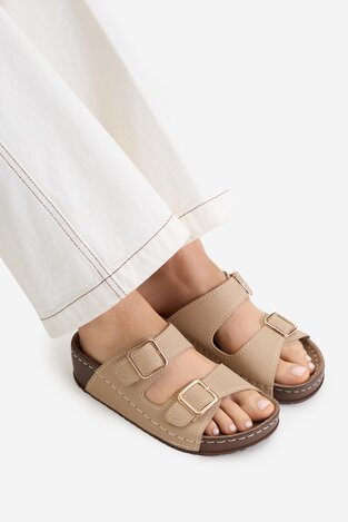 Шльопанець Go Soft CEO-W21202 БЕЖЕВИЙ