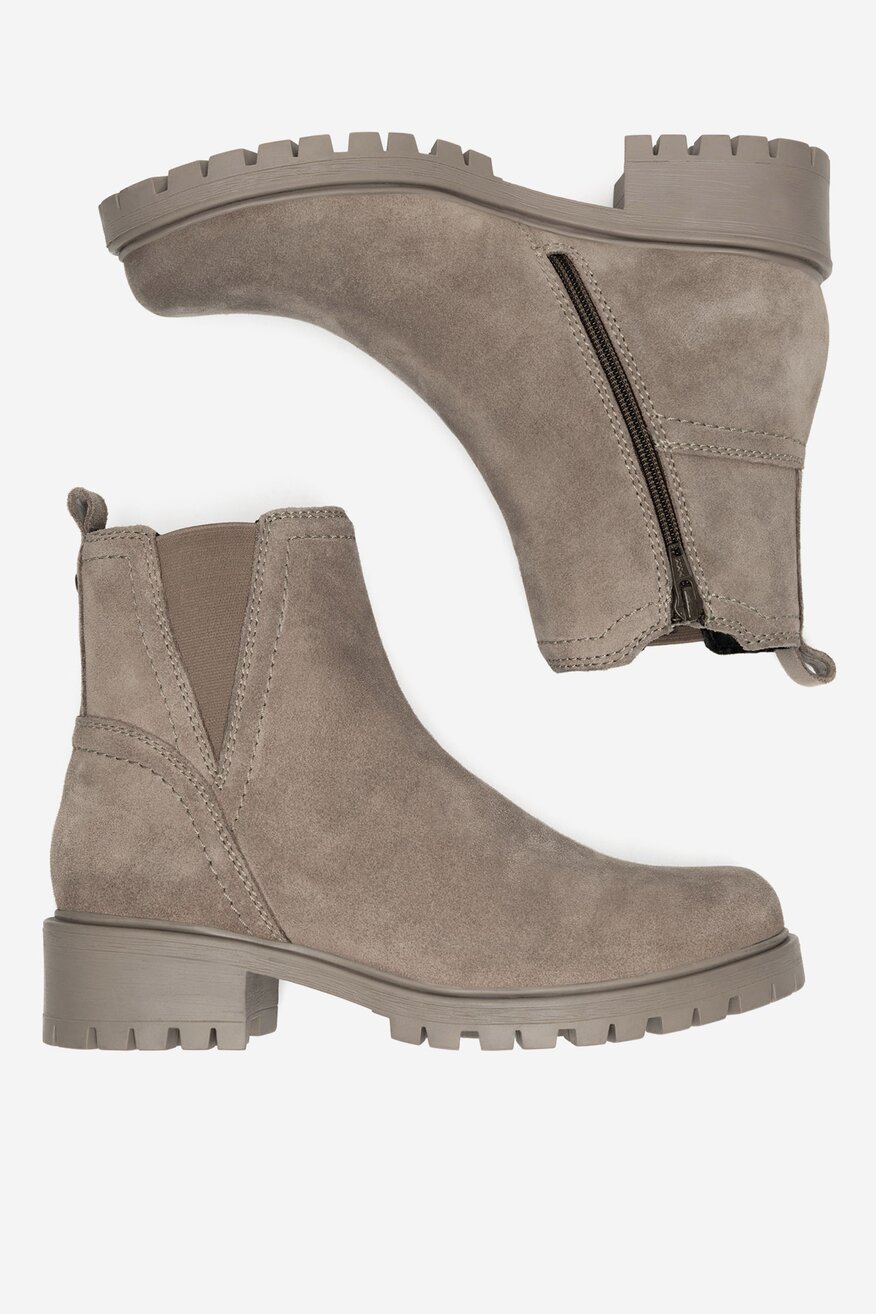 
                Lasocki - Botki zamszowe ocieplane - 5905588871897