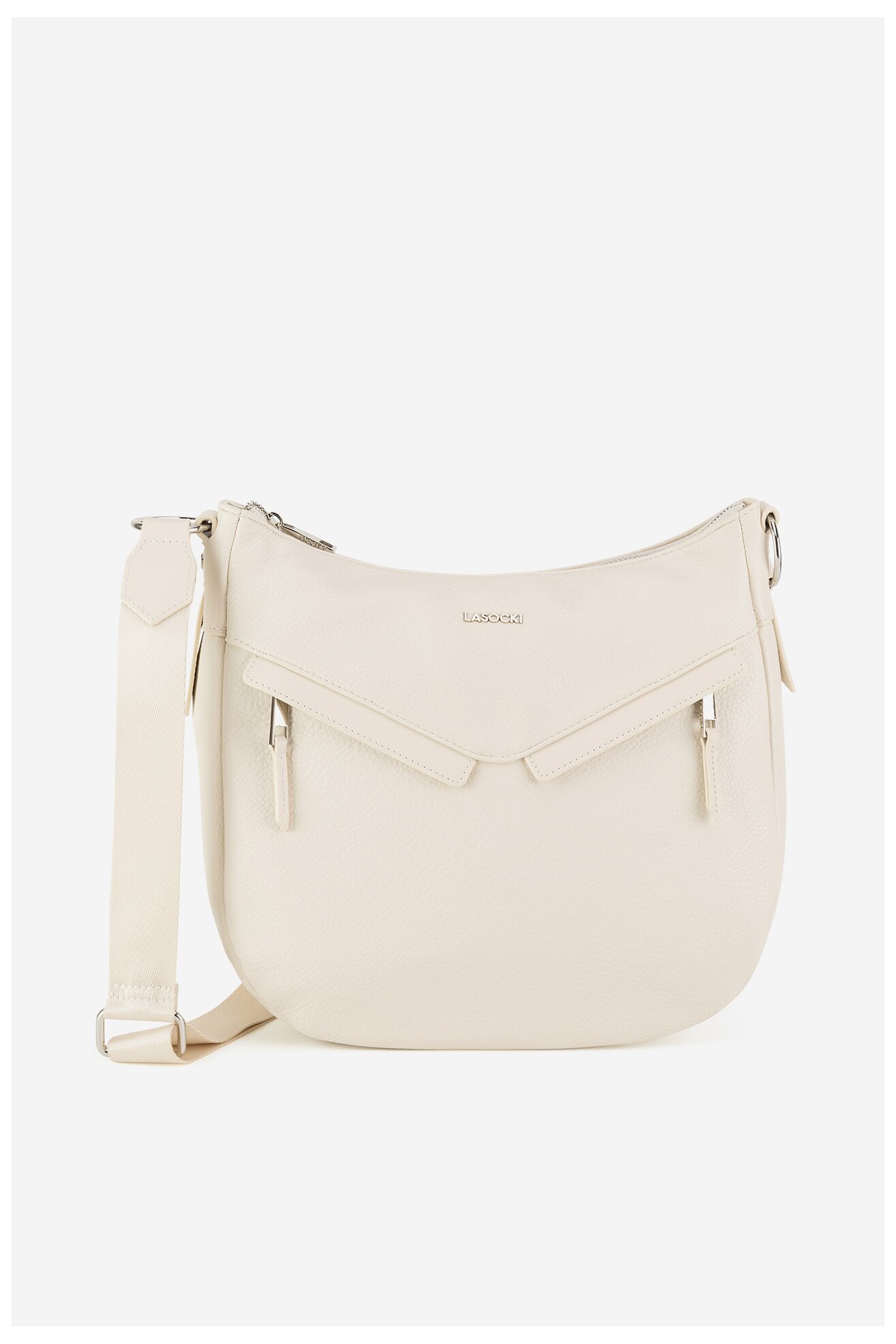 Дамска чанта Lasocki CEO-LSK-X-002-07 СЛОНОВА КОСТ