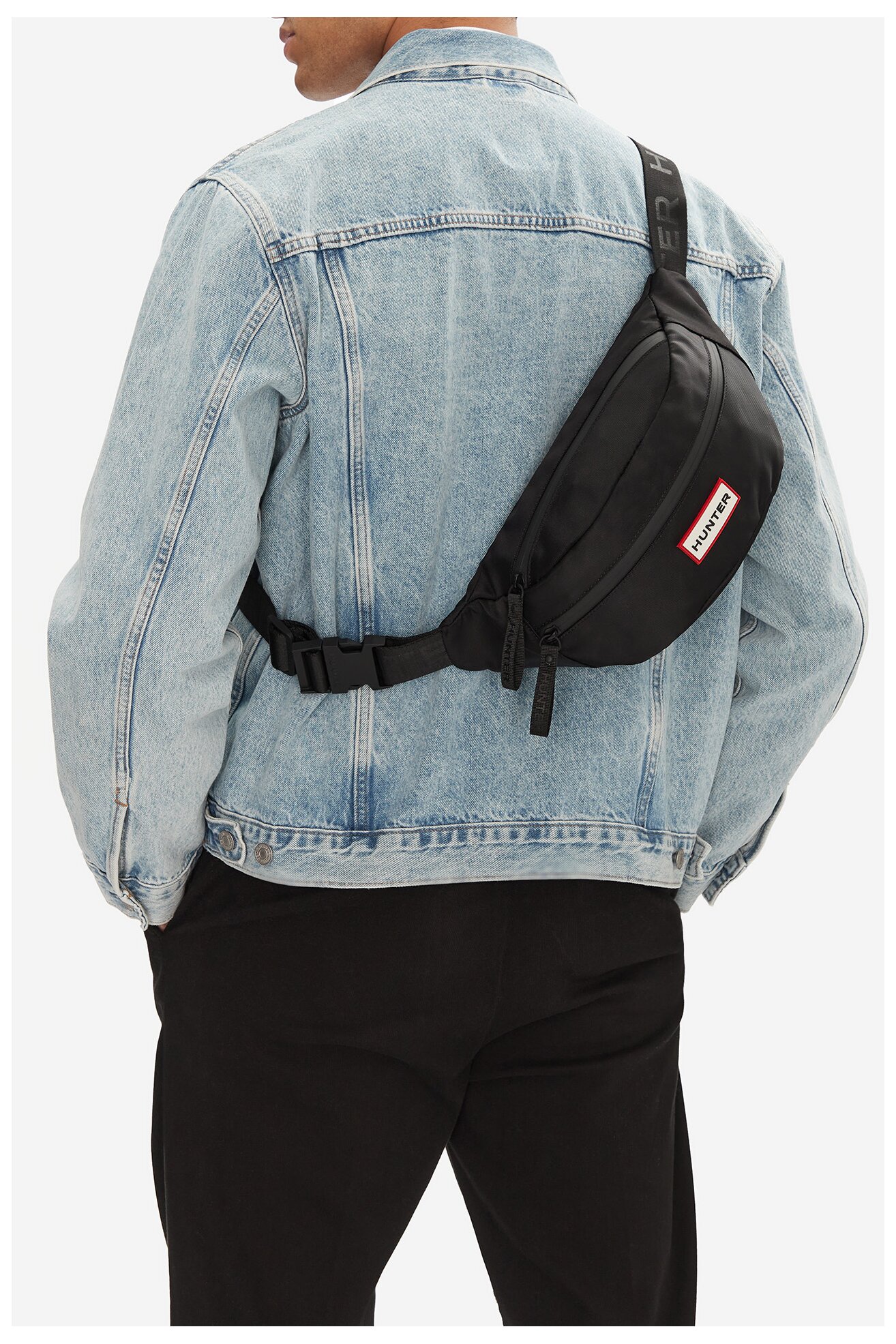 Férfi táska HUNTER HTR-B-010-07 FEKETE