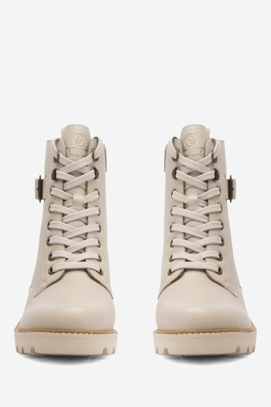 Remonte - Trzewiki skórzane ocieplane - 2230068909313