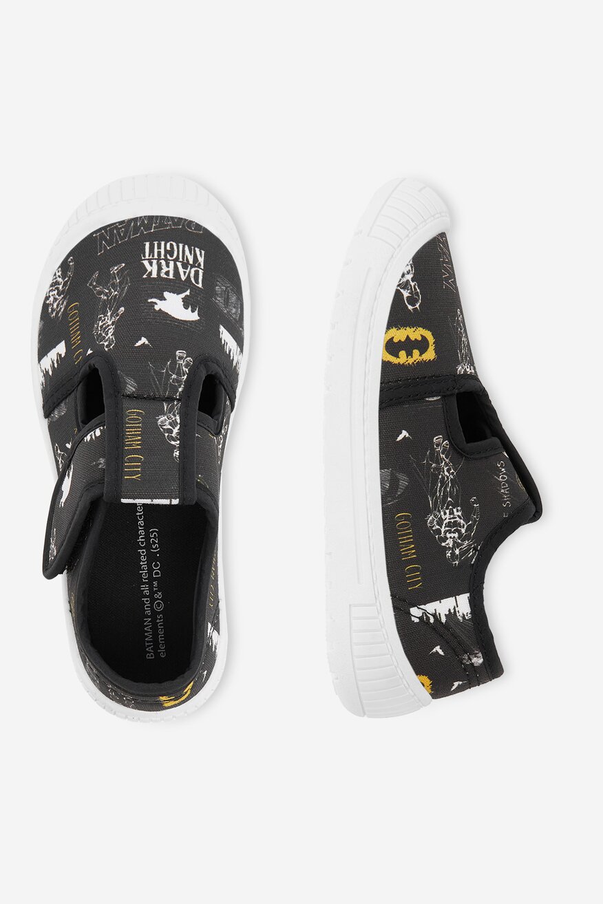 Bačkory Batman ČERNÁ - 5906751293874
