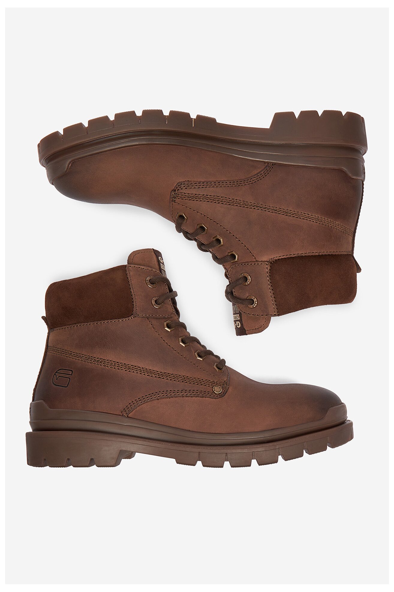 Trzewiki G-STAR RAW CEO-BLAKE-02 MI08 Brązowy ciemny