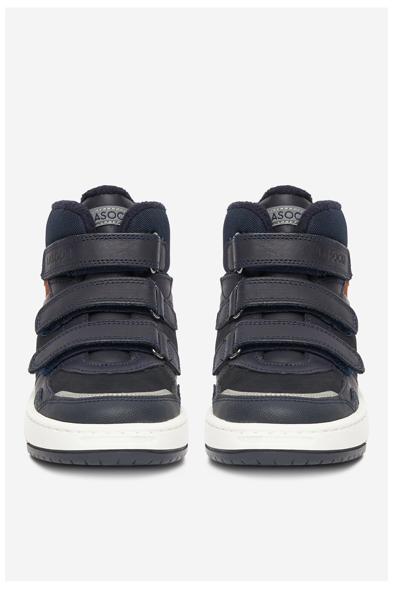 Šněrovací vyšší obuv Lasocki Young CEO-CI12-AXEL-04 TMAVĚ MODRÁ