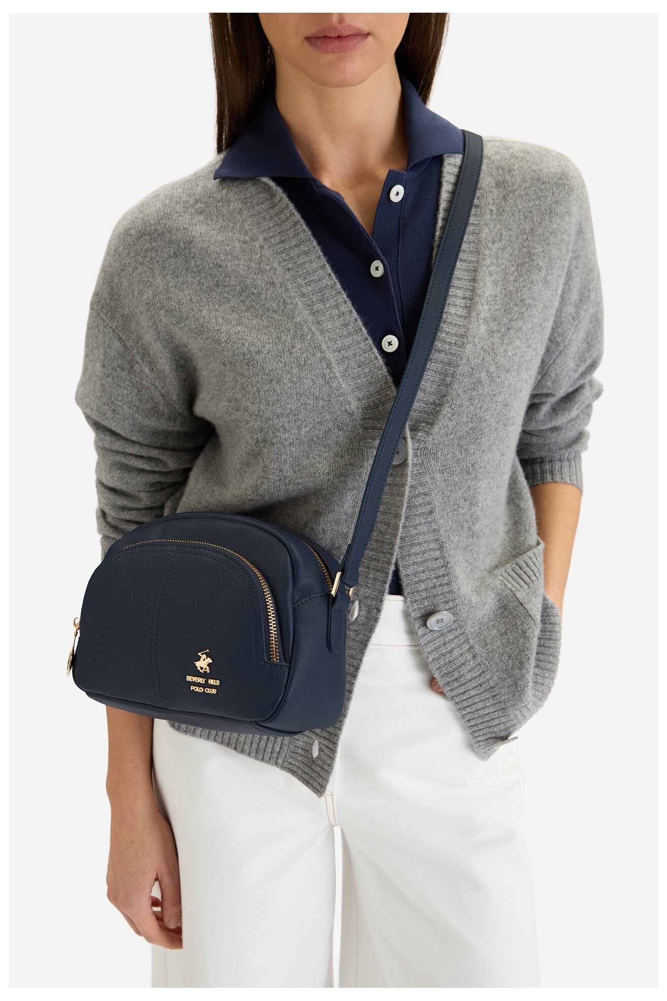 Kézitáska Beverly Hills Polo Club CEO-BHPC-C-013-09 SÖTÉTKÉK